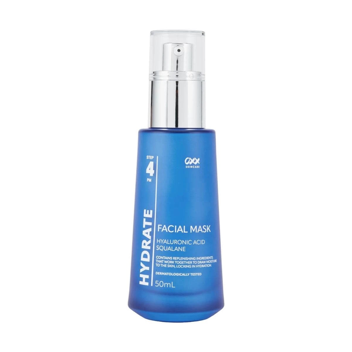 1 OXX Skincare Step 4 PM Hydrate Facial Mask 50ml - Hyaluronic Acid and Squalane, 1 of 4