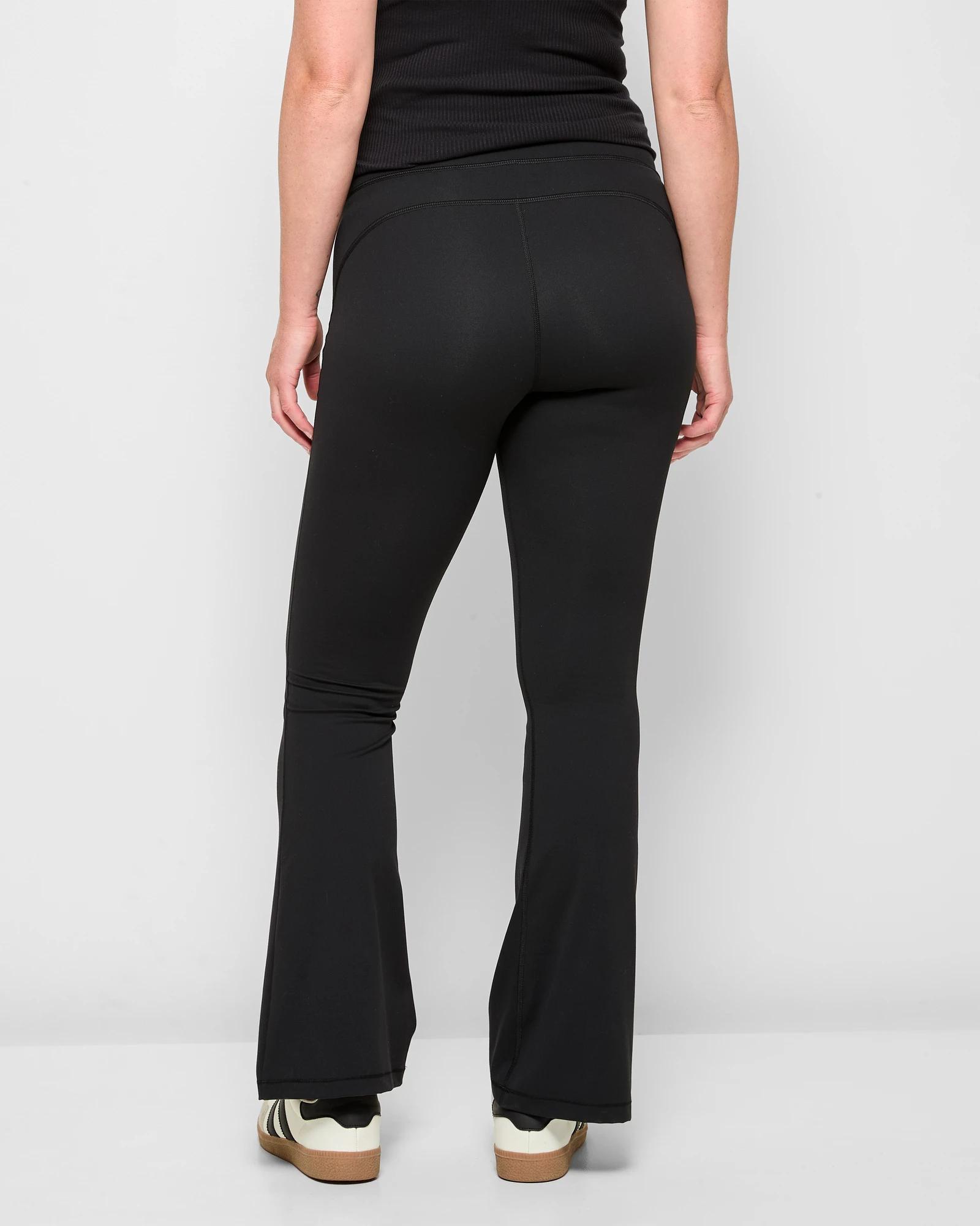 4 Target Maternity Studio Soft Full Length Flare Tights BLACK, 4 of 5