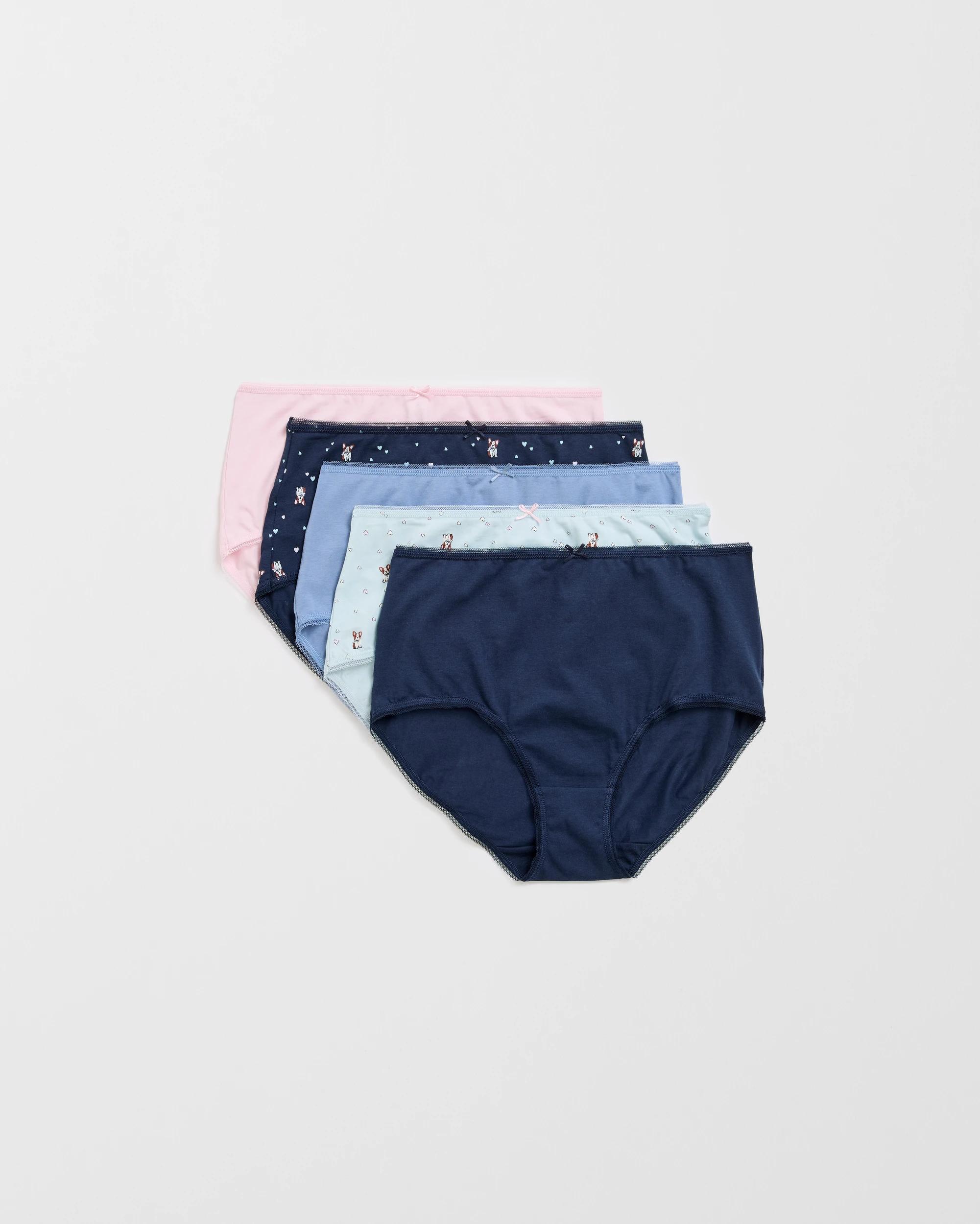 1 Target Woman Australian Cotton 5 Pack Full Briefs MULTI, 1 of 5