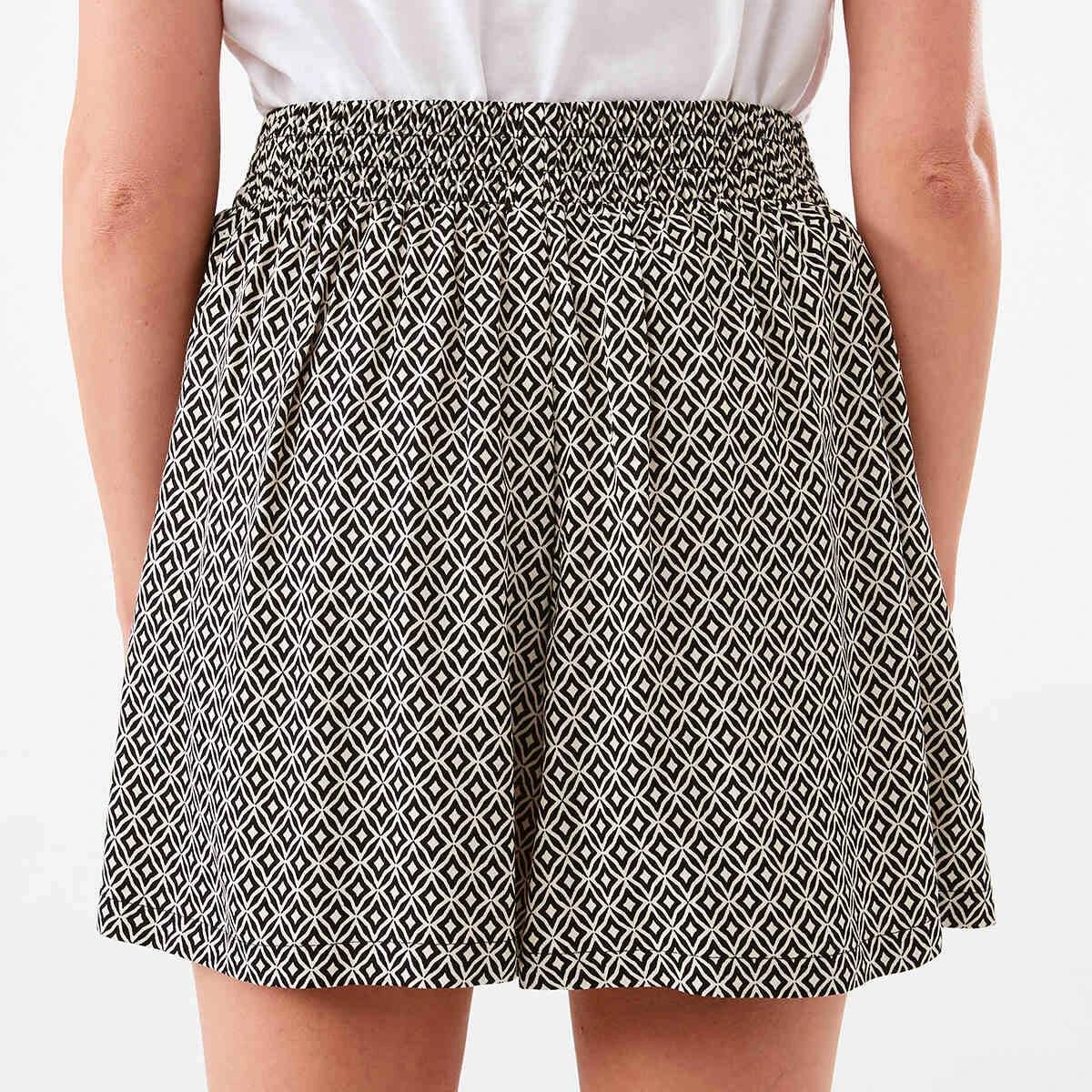 3 Soft Culotte Shorts Softgeo Bk, 3 of 6