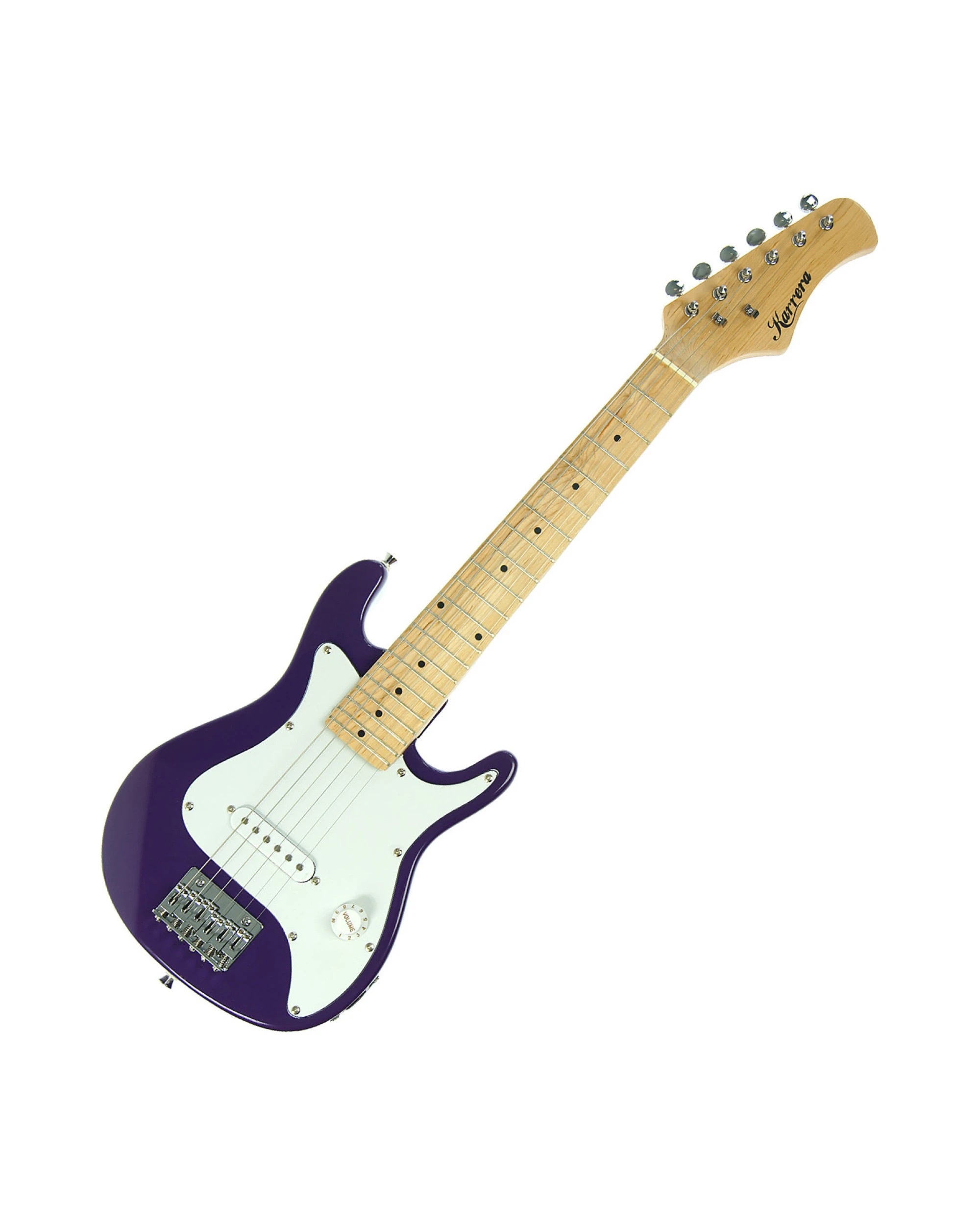 1 Karrera Kids Electric Guitar Ideal Childrens Gift Sunburst Junior Strings Musical Instrument - Purple, 1 of 7