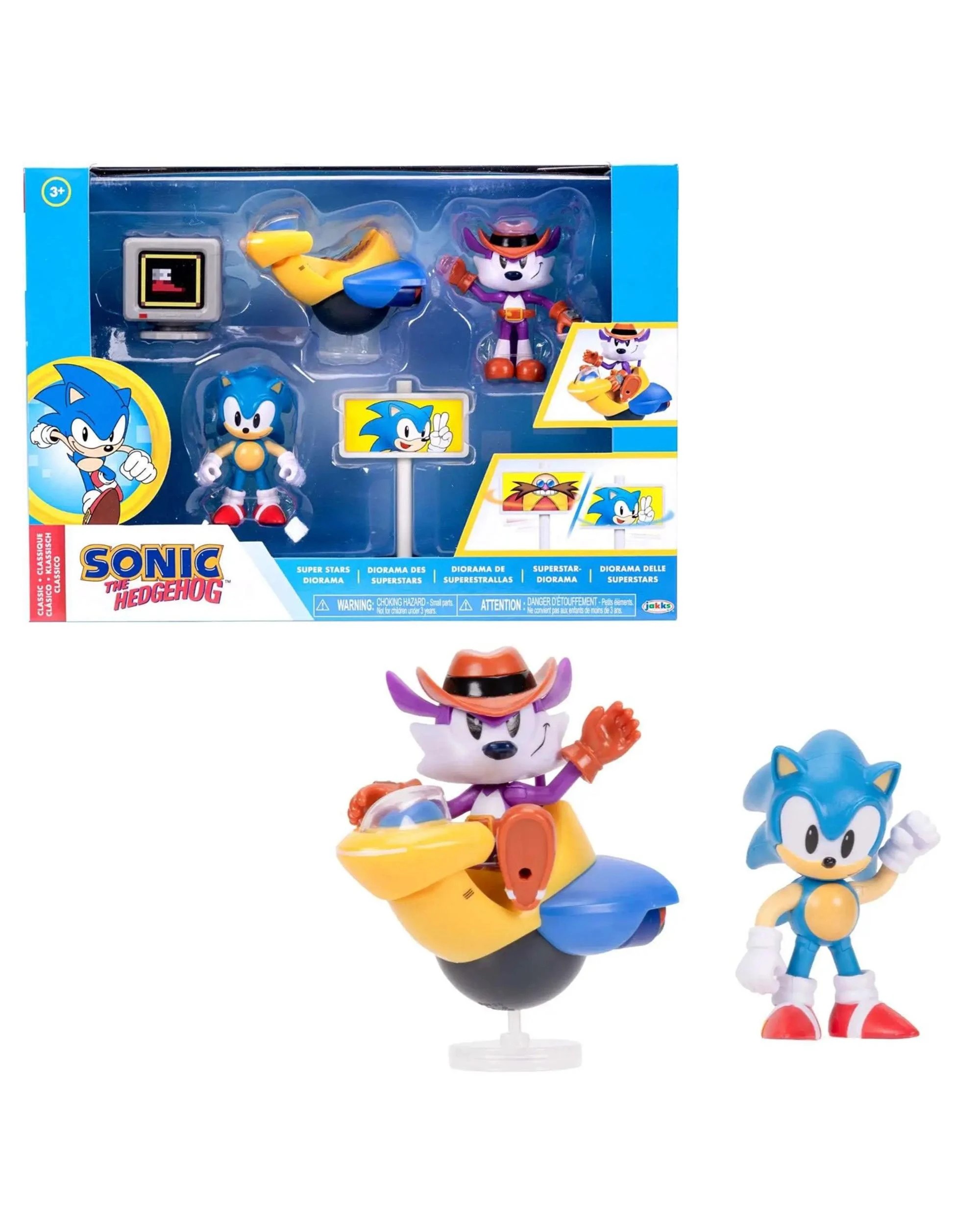 1 JAKKS Pacific Sonic the Hedgehog Super Stars Diorama 2.5 inch Figure Playset, 1 of 4