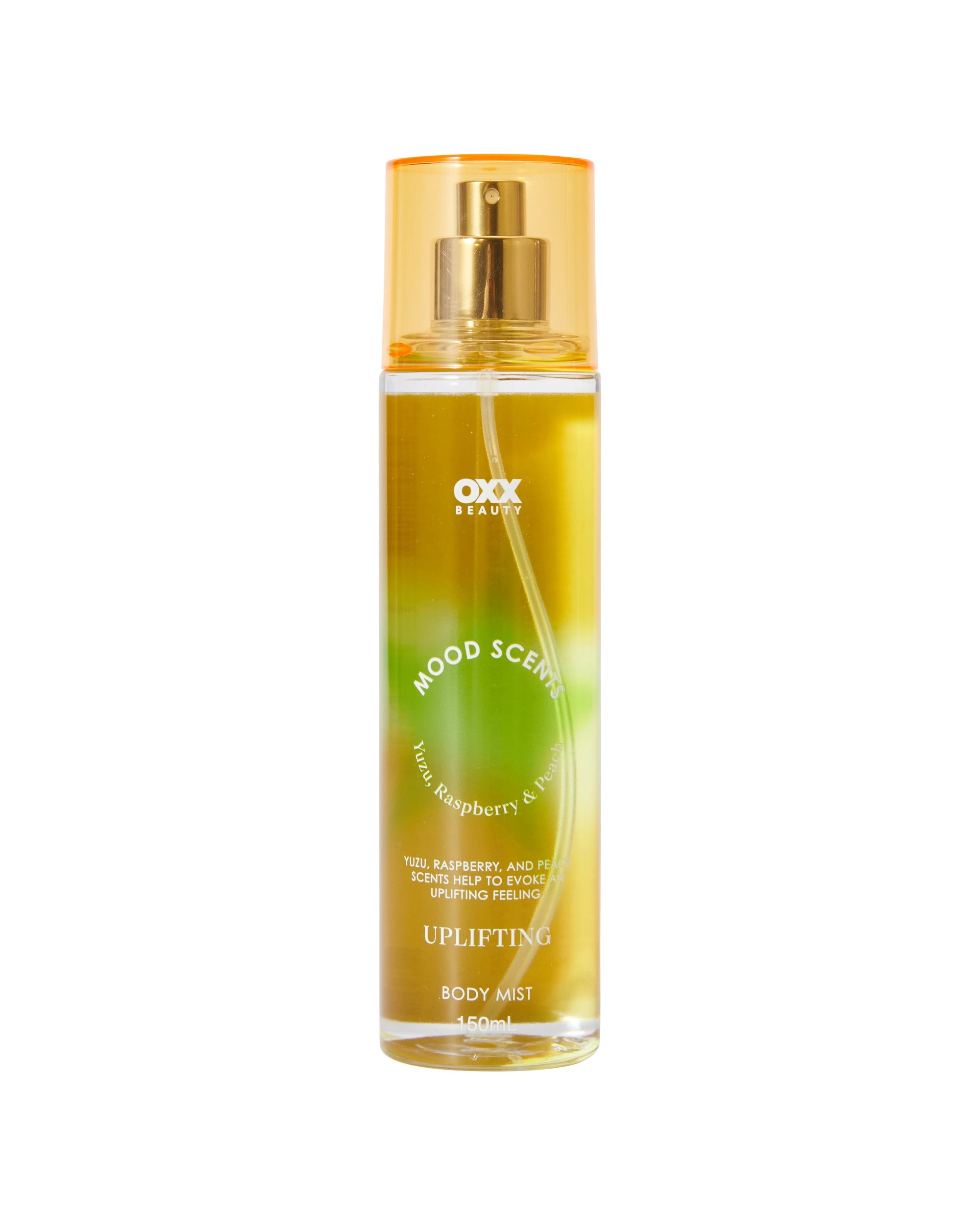 1 OXX Fragrance Mood Scents Uplifting Body Mist 150ml - Yuzu, Raspberry and Peach Scents, 1 of 4