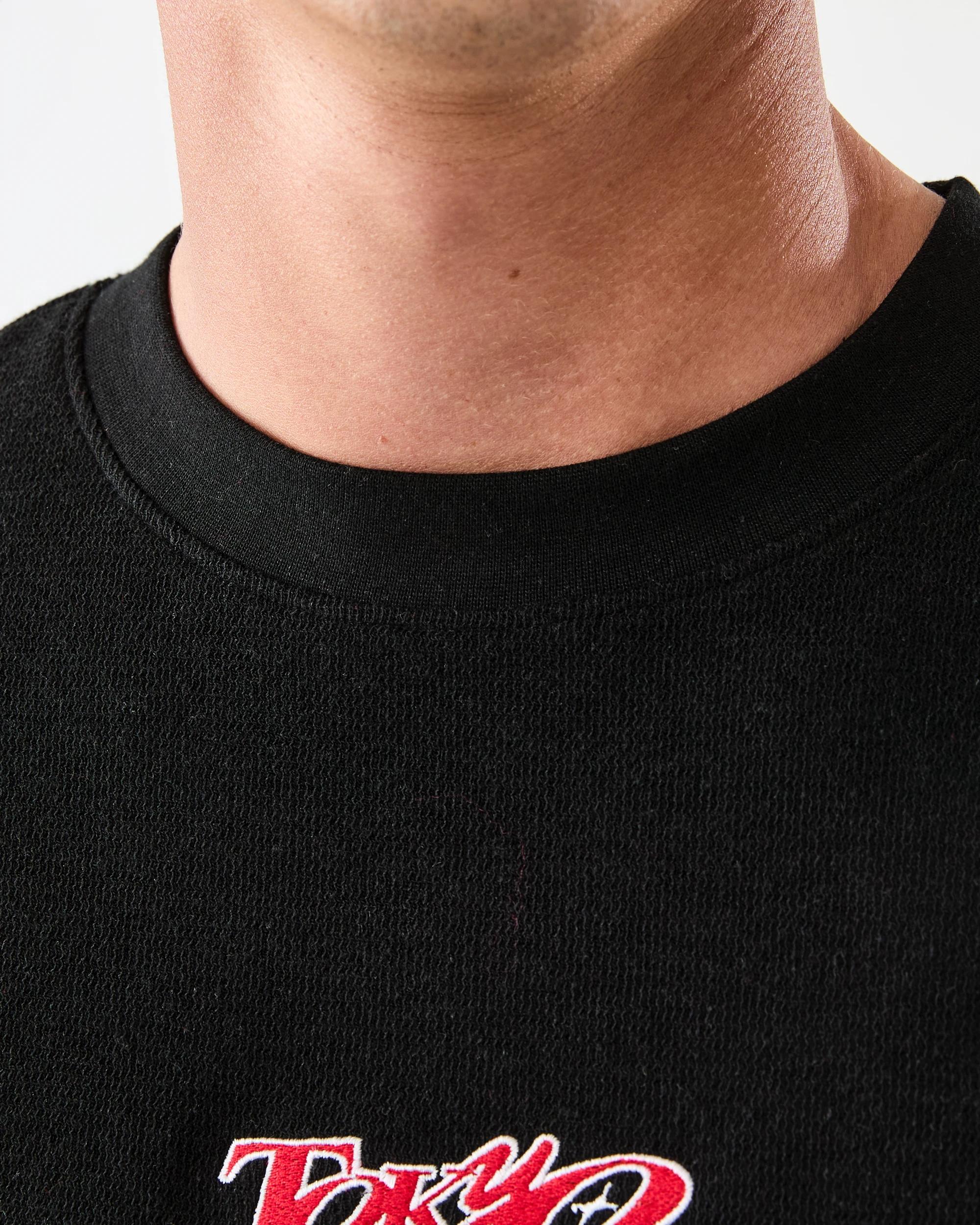 6 Textured Print T-shirt Blk Tokyo, 6 of 7