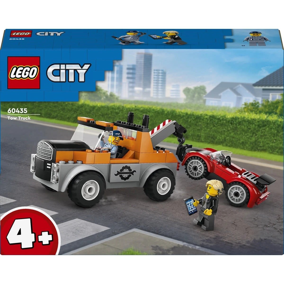 1 LEGO City Great Vehicles Tow Truck and Sports Car Repair 60435, 1 of 10