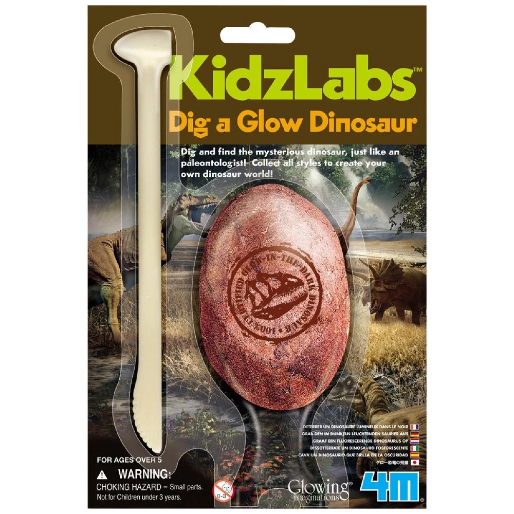 1 4M Kidzlabs Dig a Glow Dinosaur, 1 of 3