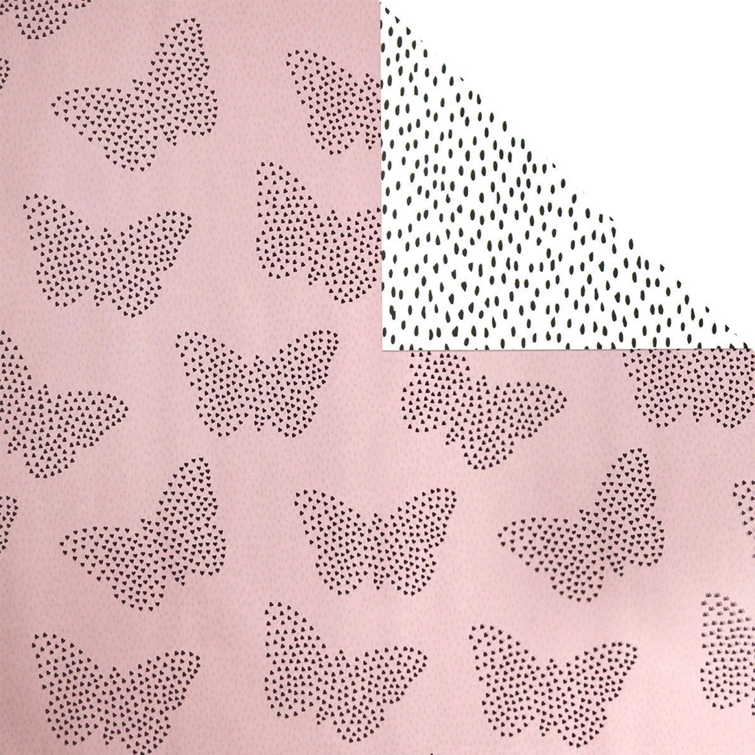 3 Hallmark Double-Sided Gift Wrap Roll - Love Heart Butterflies, 3 of 3