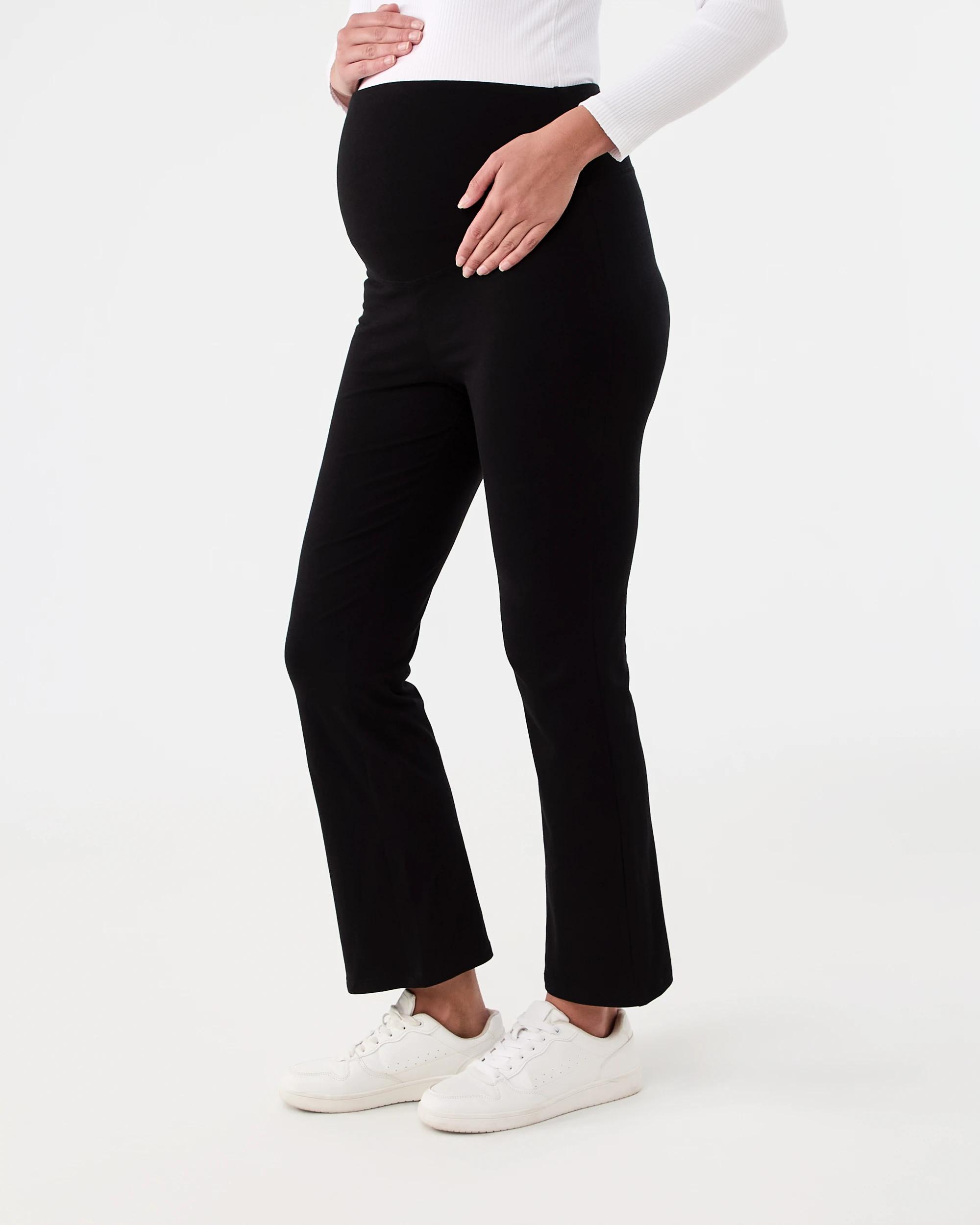 2 Maternity Flare Leggings Black, 2 of 4