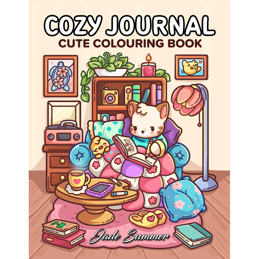 1 Cozy Journal Cute Colouring Book by Jade Summer - Book, 1 of 4