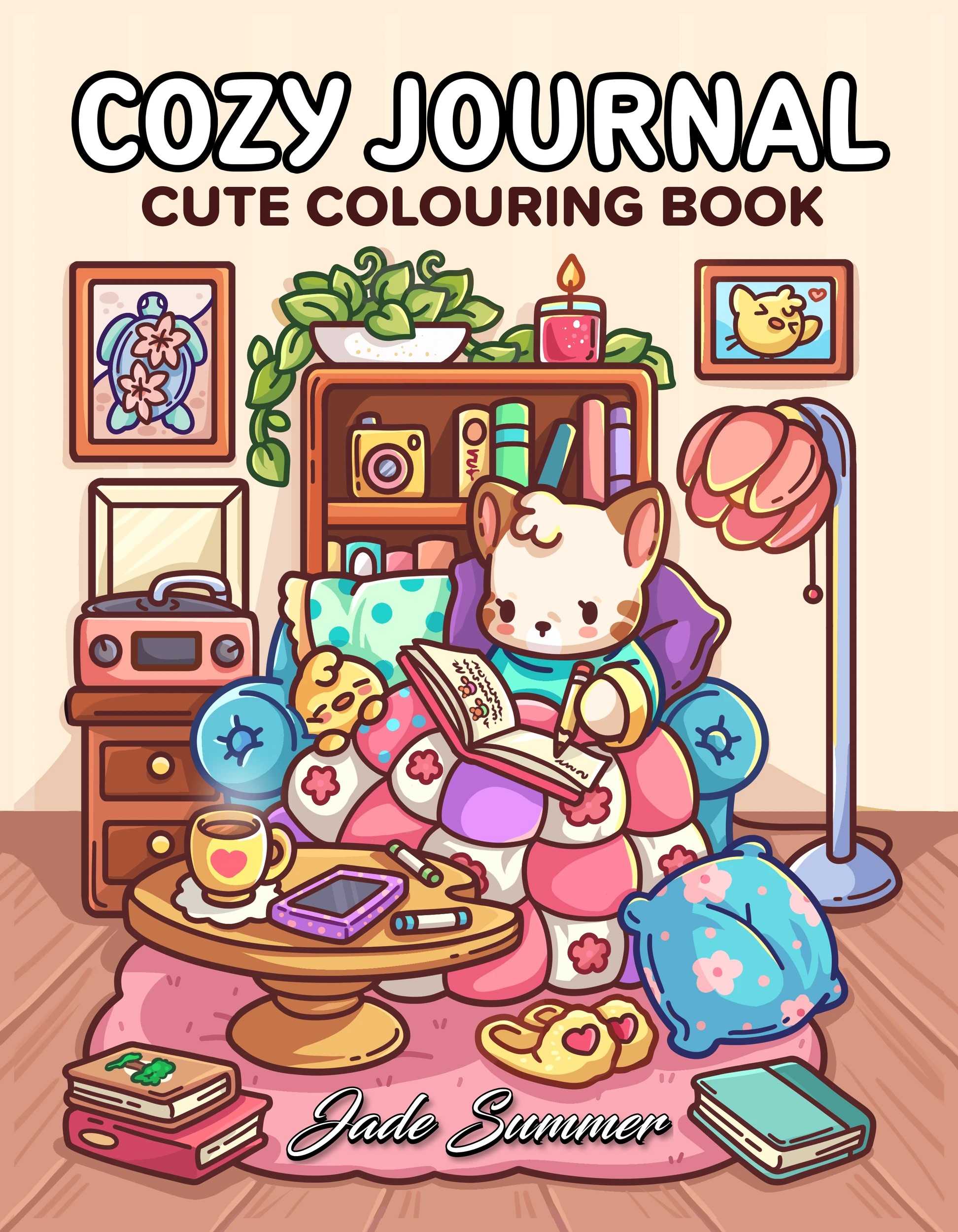1 Cozy Journal Cute Colouring Book by Jade Summer - Book, 1 of 4
