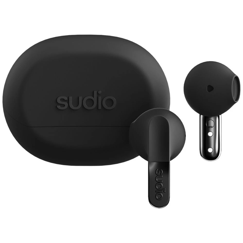 1 Sudio N3 True Wireless Earbuds Black, 1 of 4