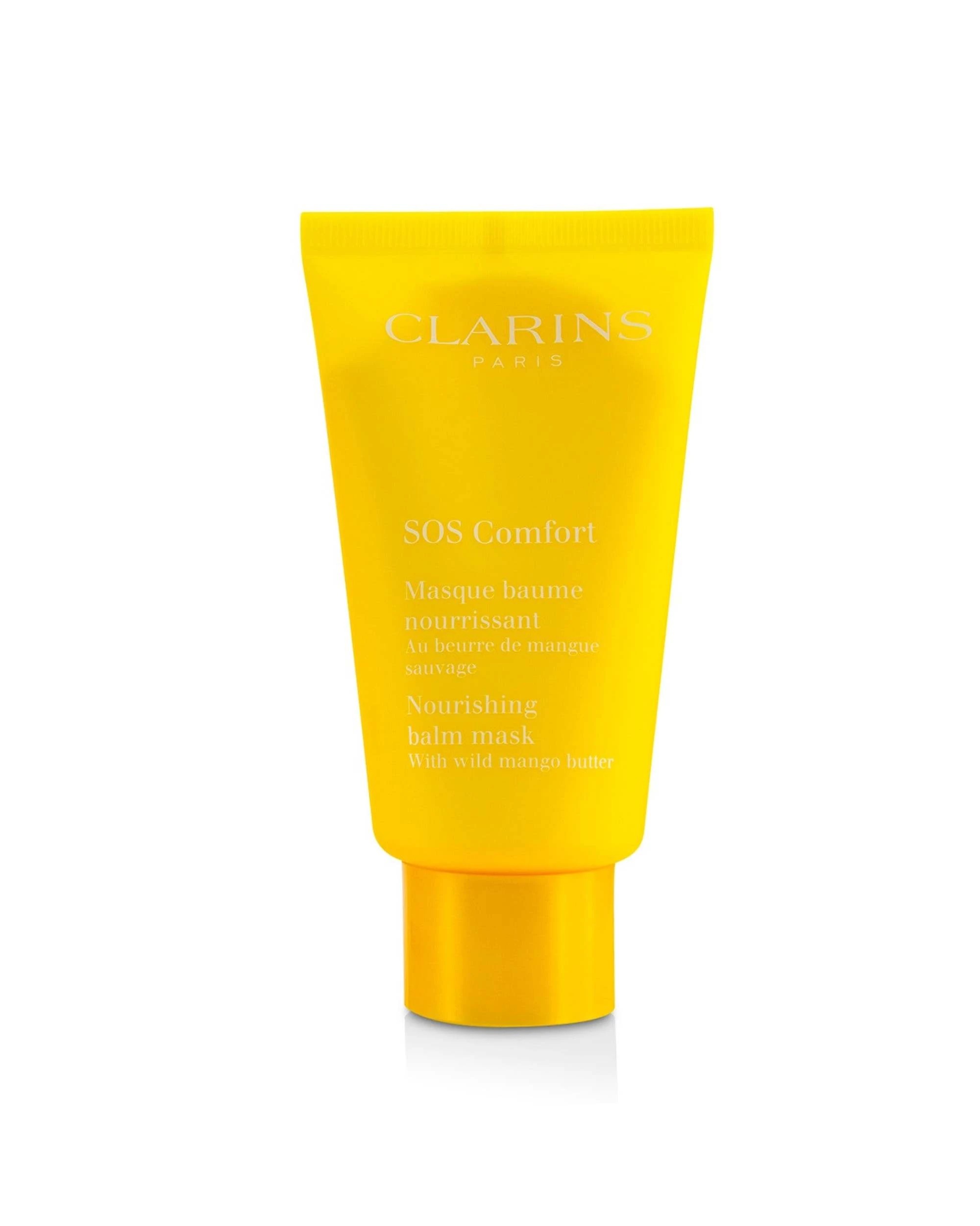 2 Clarins SOS Comfort Nourishing Balm Mask with Wild Mango Butter - For Dry Skin 75ml/2.3oz, 2 of 3
