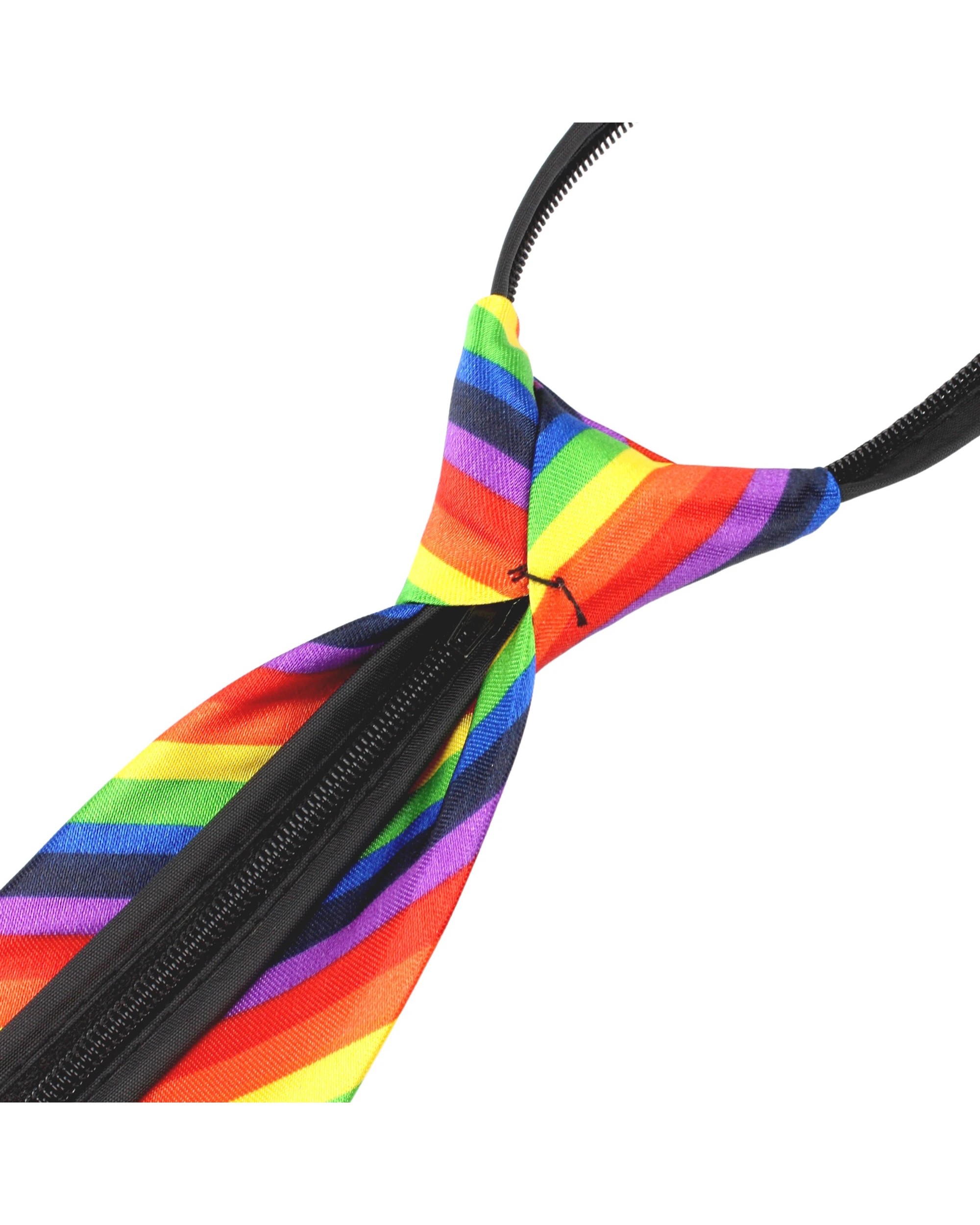 2 Party Planet Rainbow Party Tie - Multi, 2 of 2