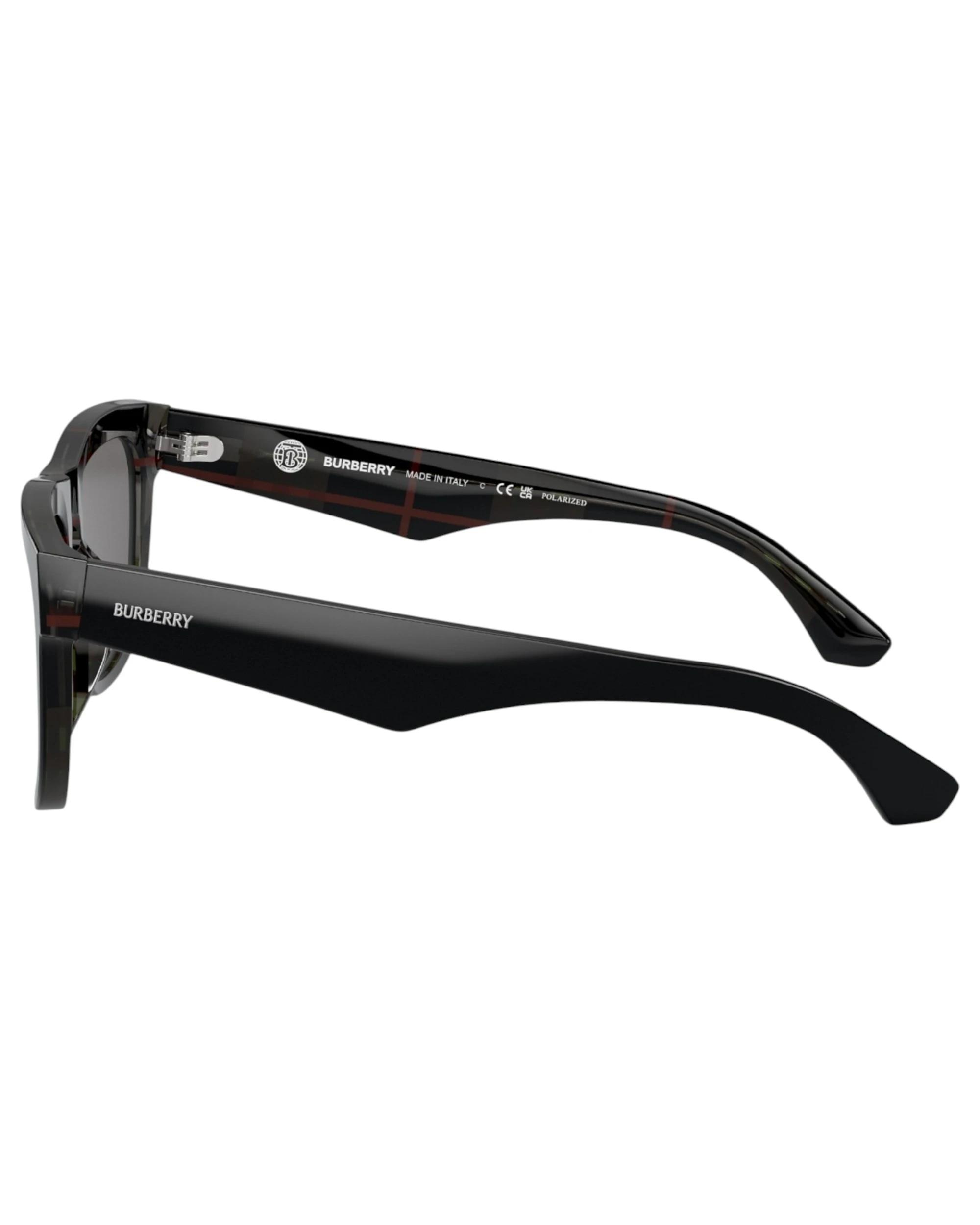 5 Burberry Mens Polarised Sunglasses BE4431U Black/ Grey Sunnies BLACK/GREY, 5 of 5