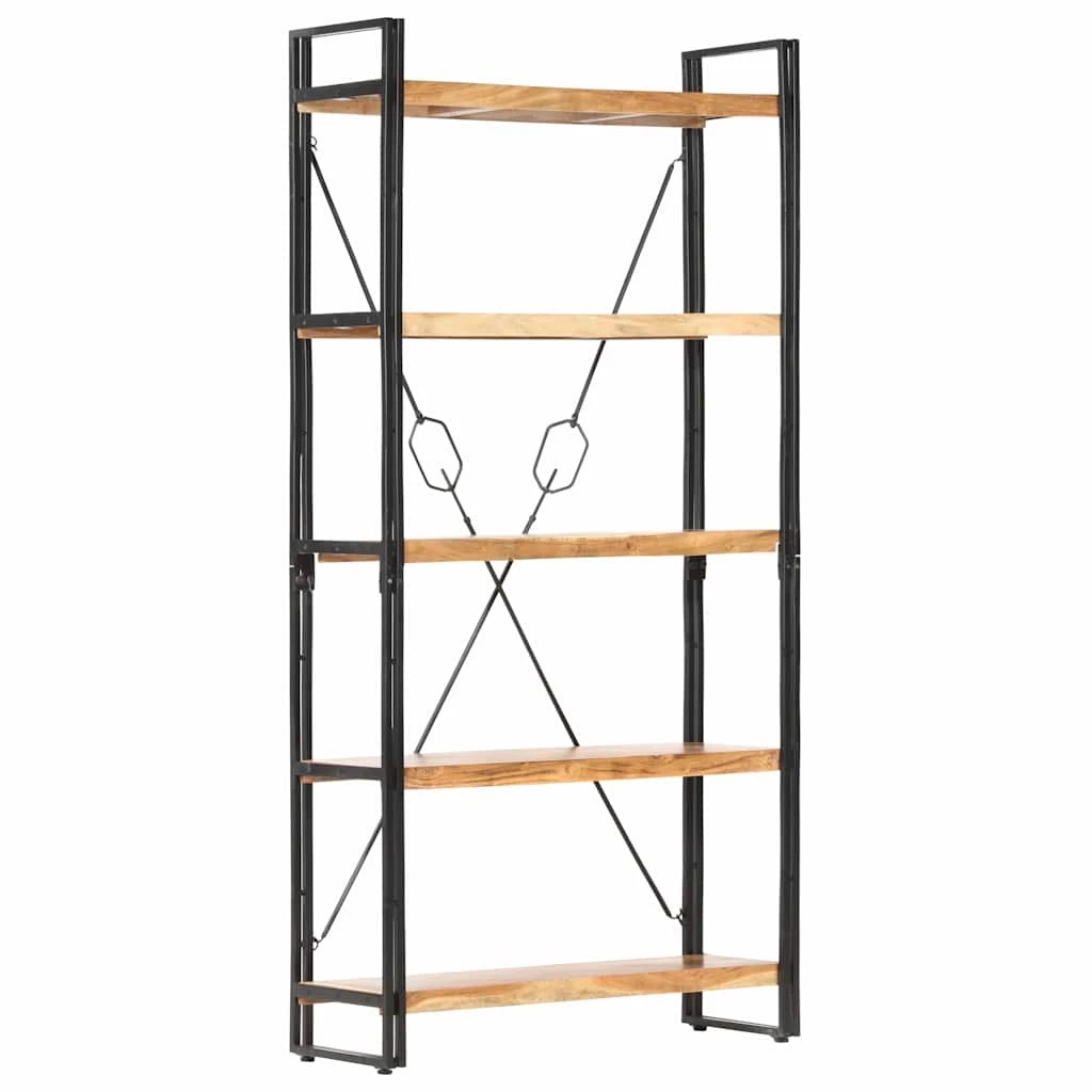 1 vidaXL Bookcase Industrial - Brown, 1 of 10