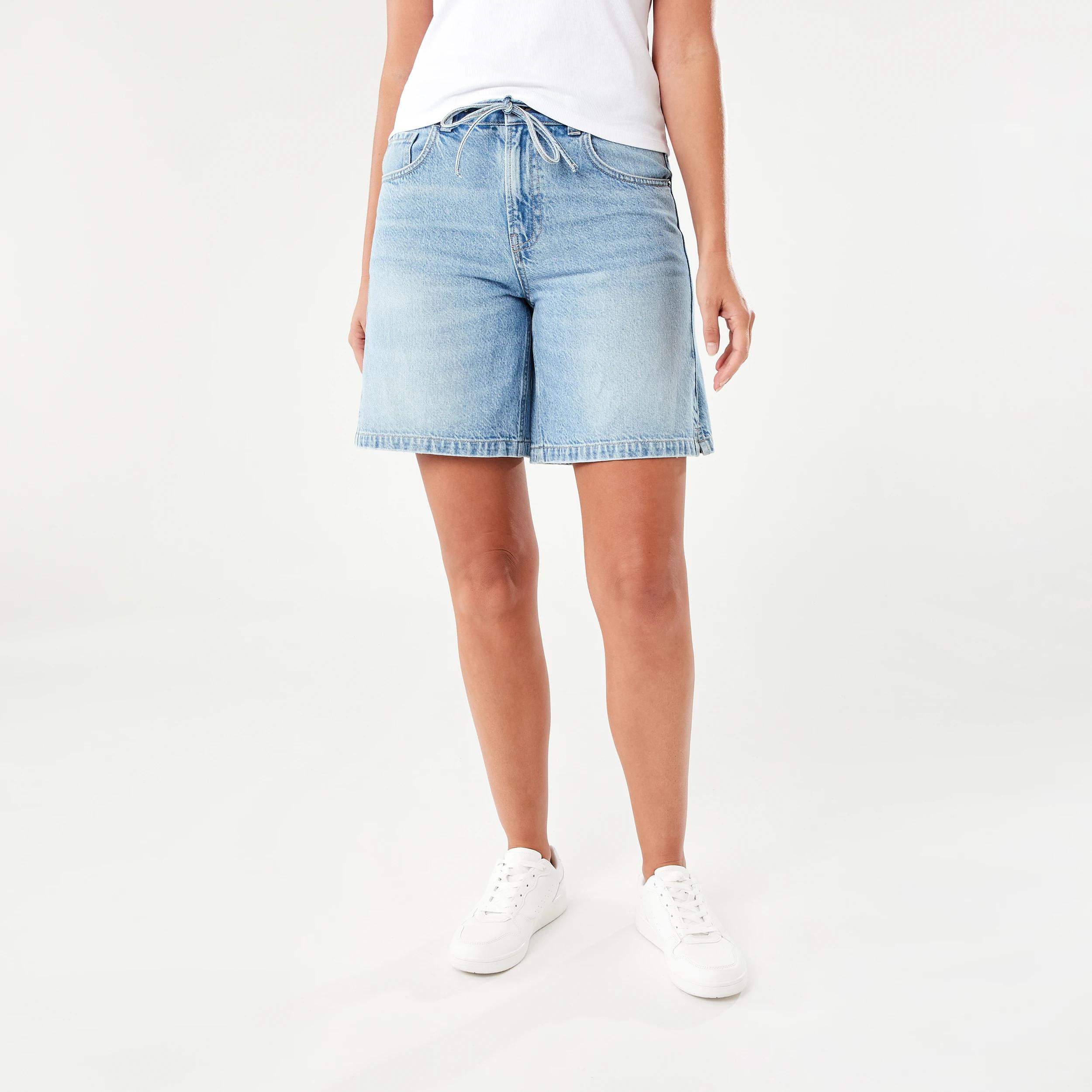 7 Denim Jorts Mid Wash, 7 of 7