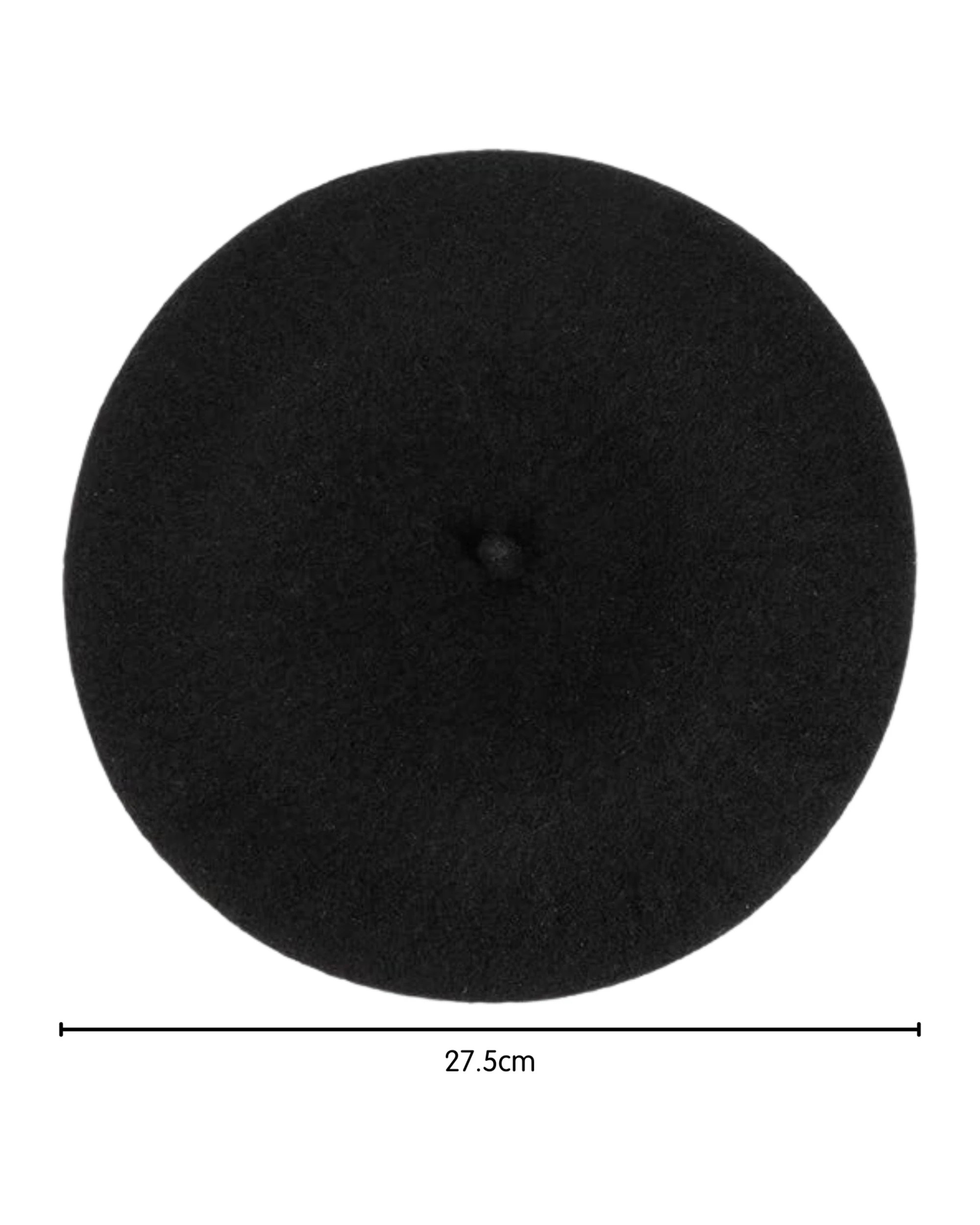 4 JDParty Adult French Beret - Black, 4 of 4