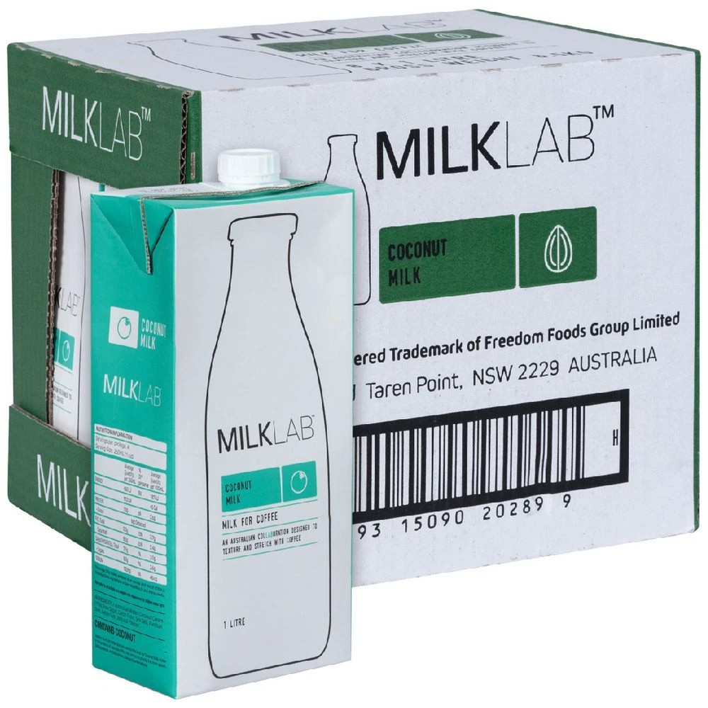 1 MilkLab Coconut Milk 1L 8 Pack, 1 of 3