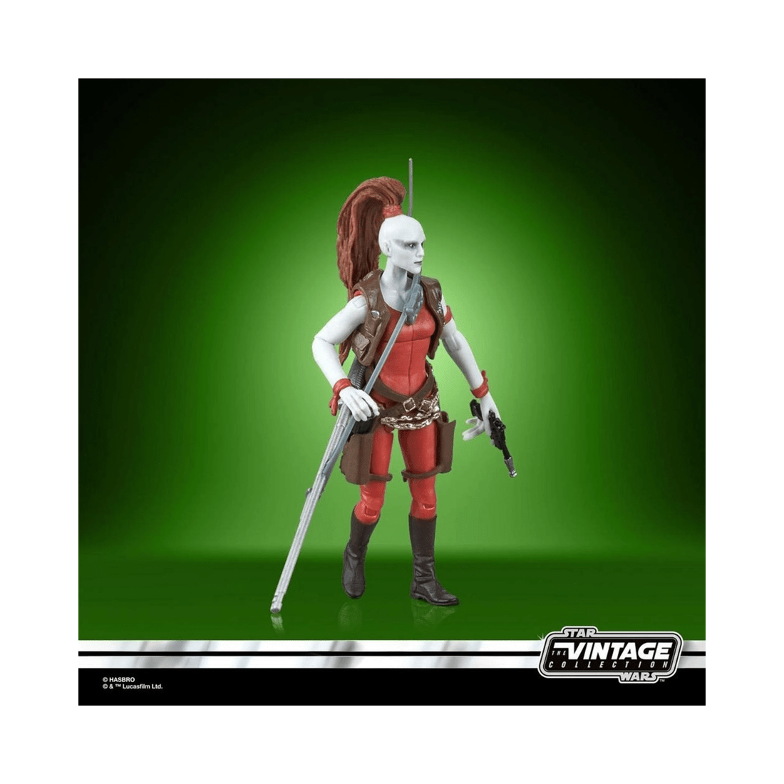 4 Hasbro Star Wars The Vintage Collection The Phantom Menace: Aurra Sing Action Figure, 4 of 5