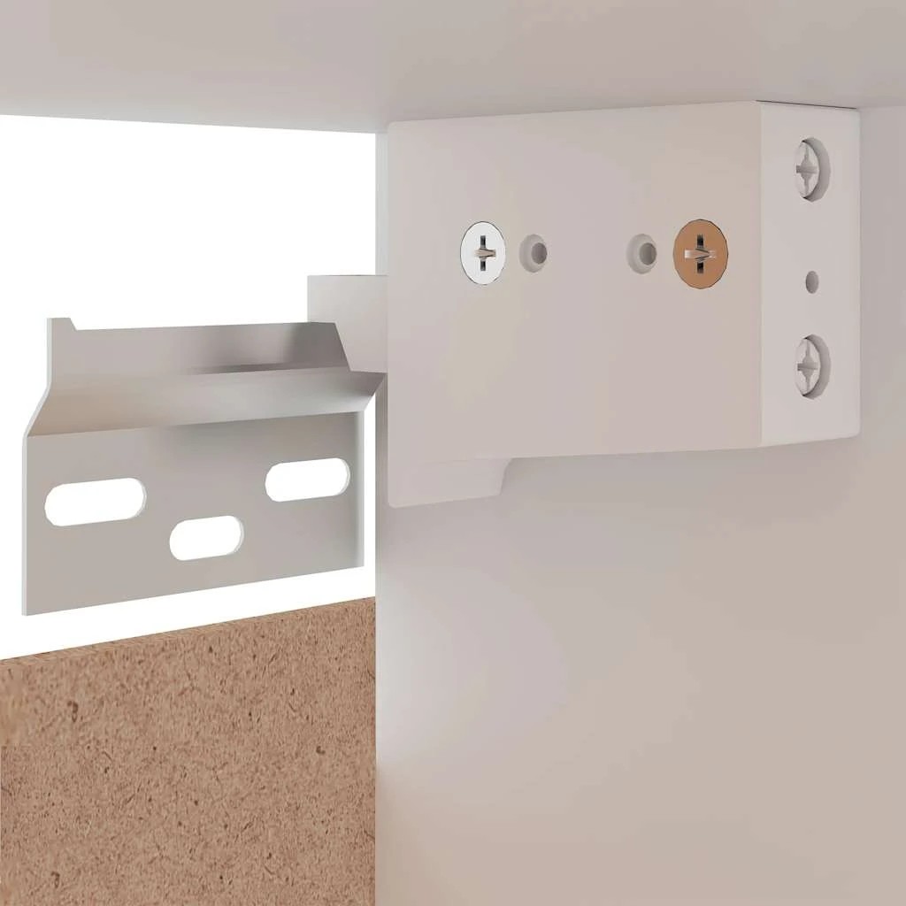 7 Vidaxl Kitchen Cabinets Hanging Cabinet, Hanging Cabinets - White, 7 of 8