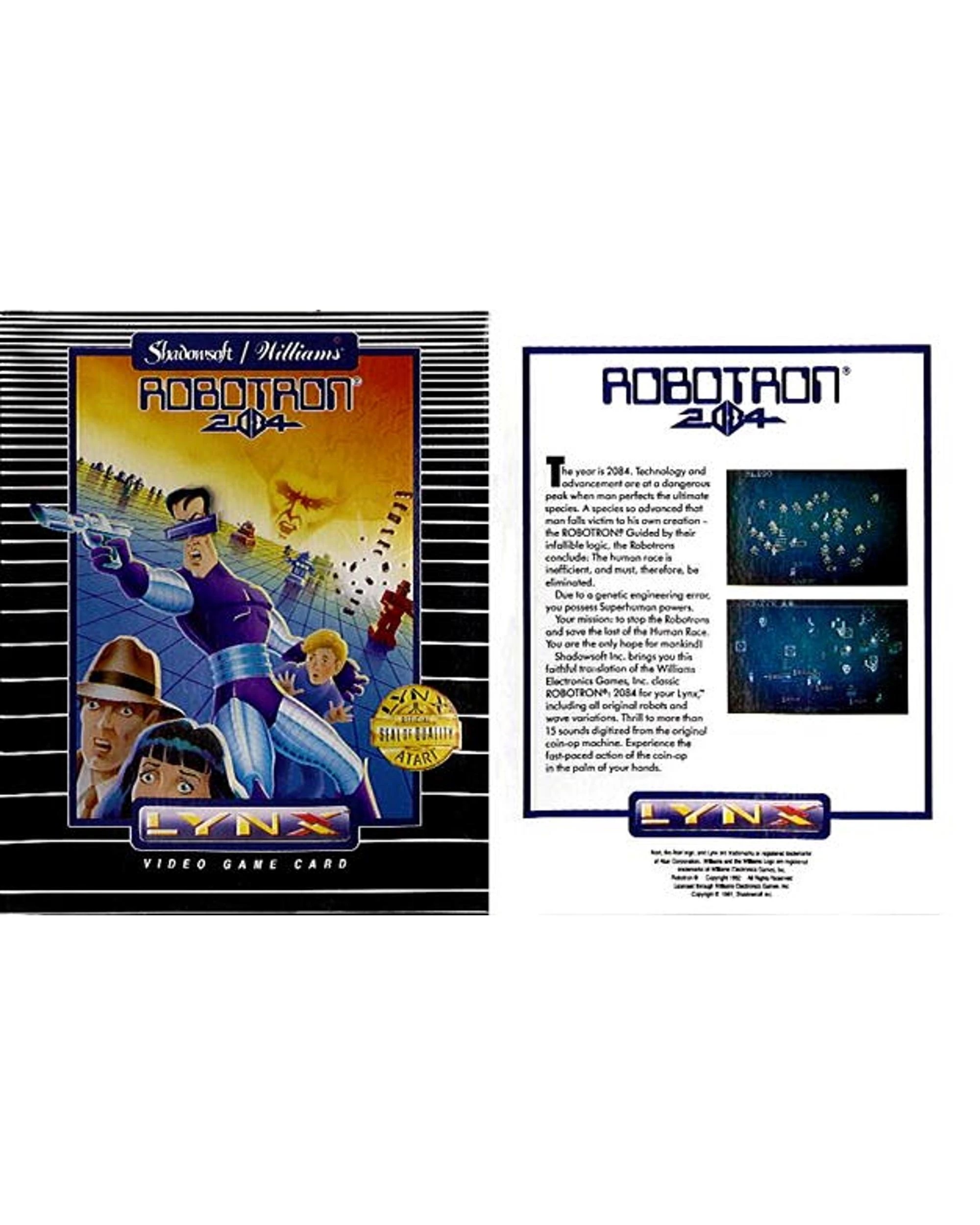 2 Robotron 2084 - Atari Lynx, 2 of 2
