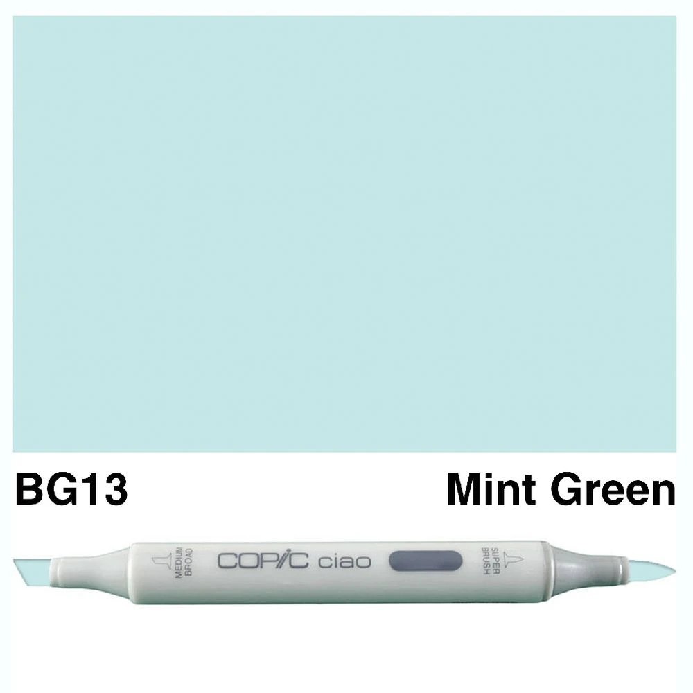 3 Copic Ciao Dual Nib Marker BG13 Mint Green, 3 of 3