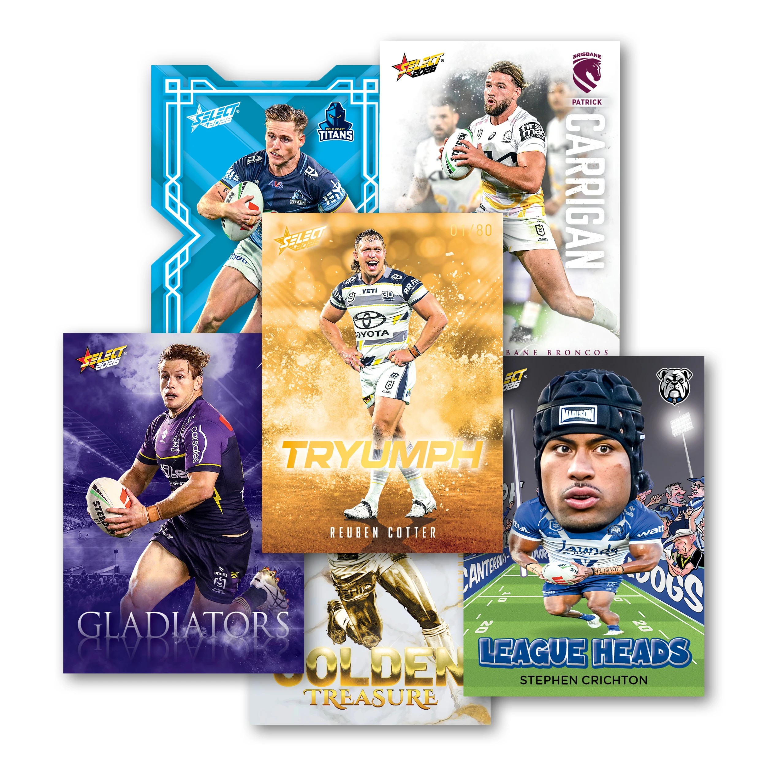 3 2026 NRL League Heroes Cards Pack, 3 of 3