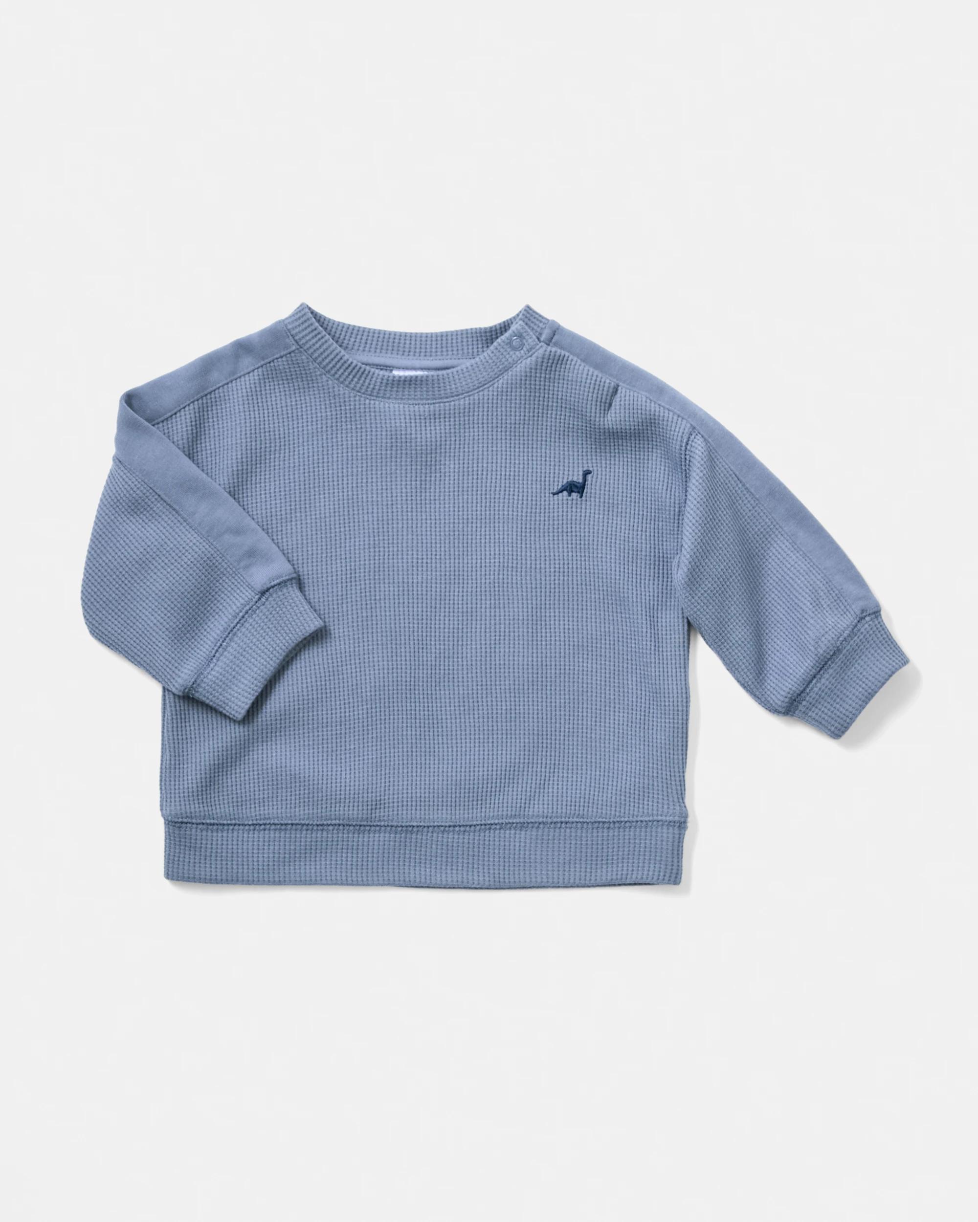 2 Spliced Waffle Set Blu Dino, 2 of 5