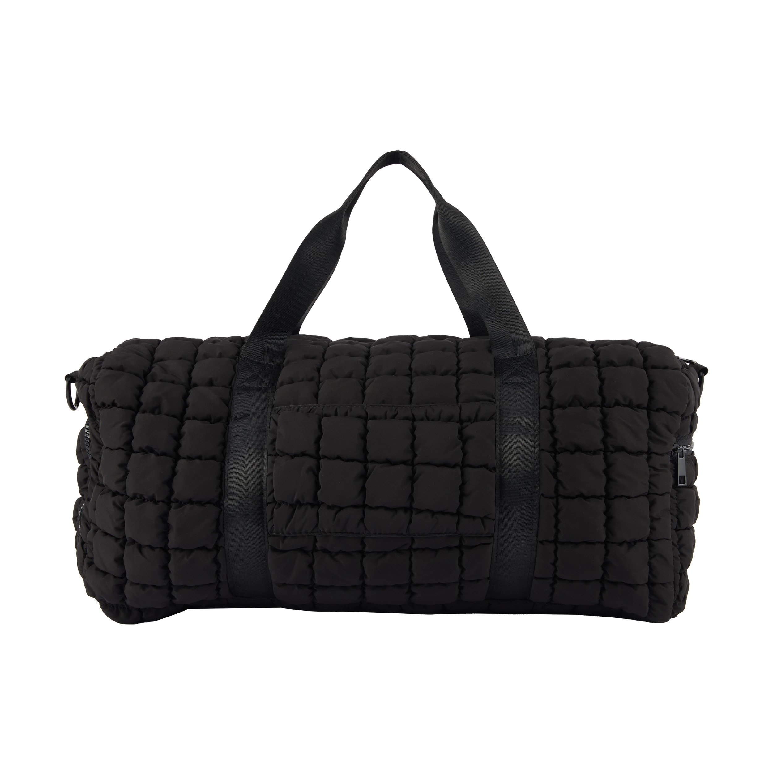 3 Quilted Duffle Bag - Black, 3 of 5