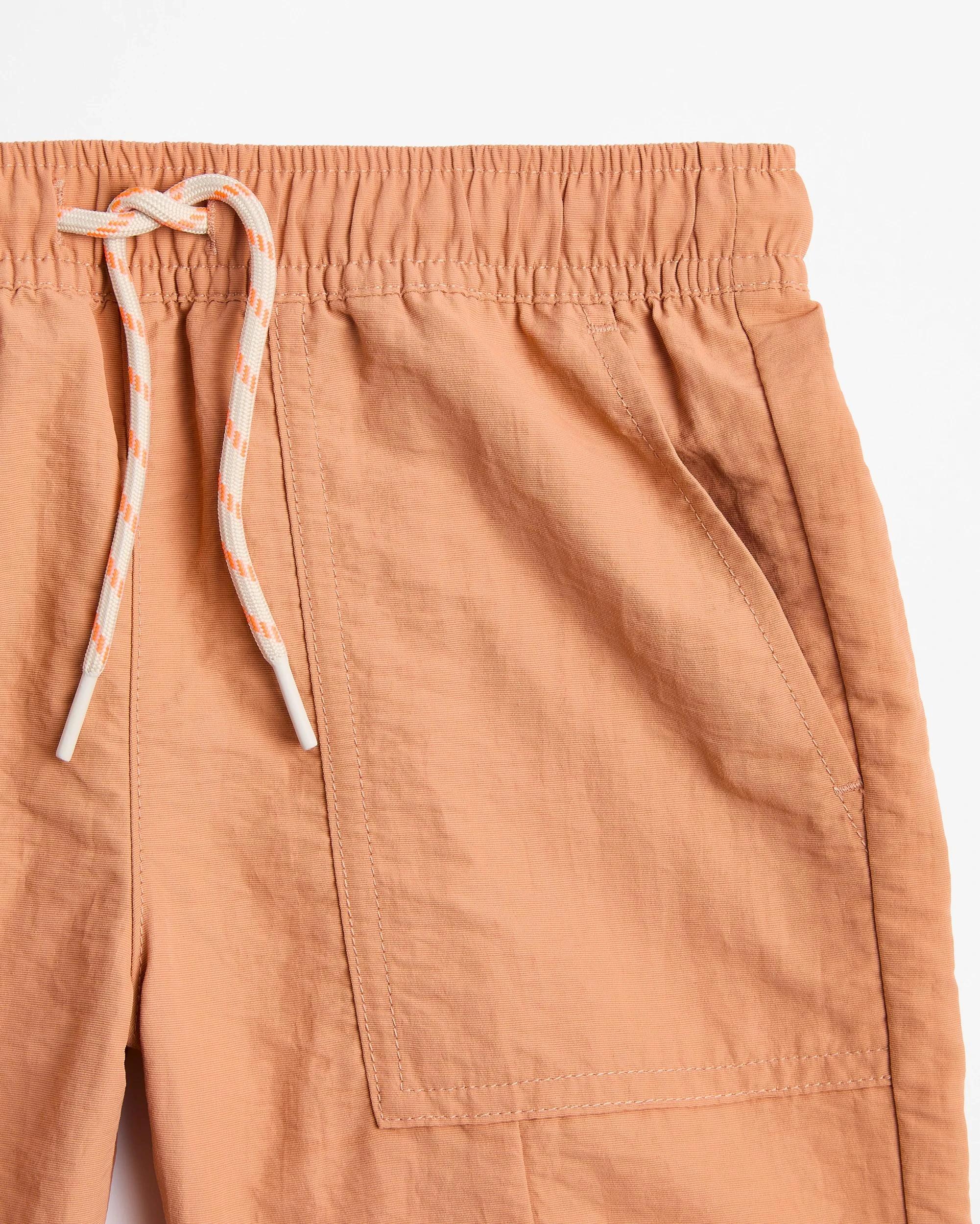 5 Target Nylon Volley Shorts BROWN, 5 of 5