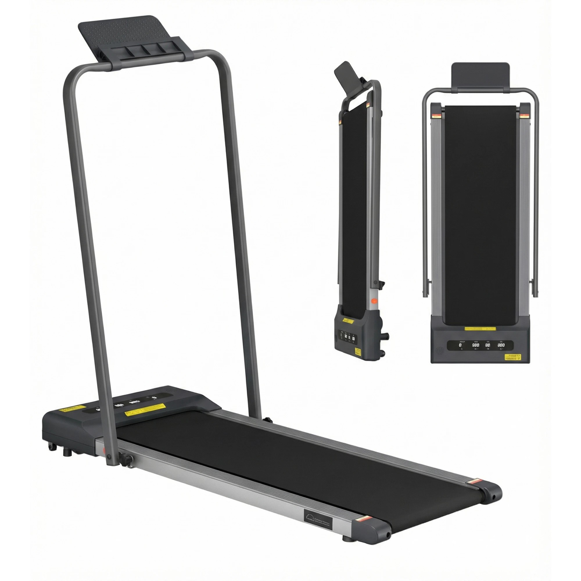 2 Everfit Treadmill Electric Walking Pad Under Desk Home Gym Fitness 380mm - Grey, 2 of 2