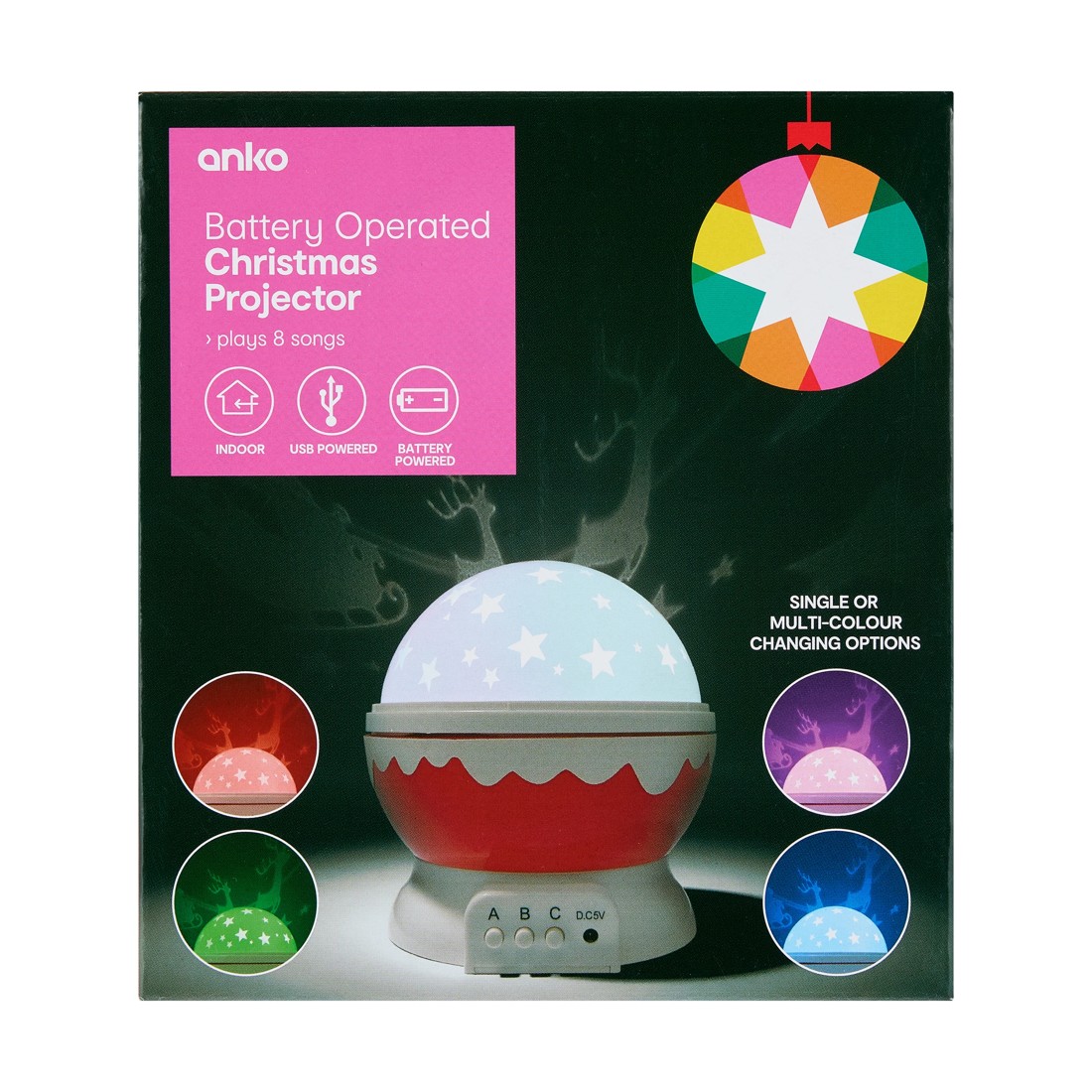 9 Battery Operated Christmas Projector, 9 of 10