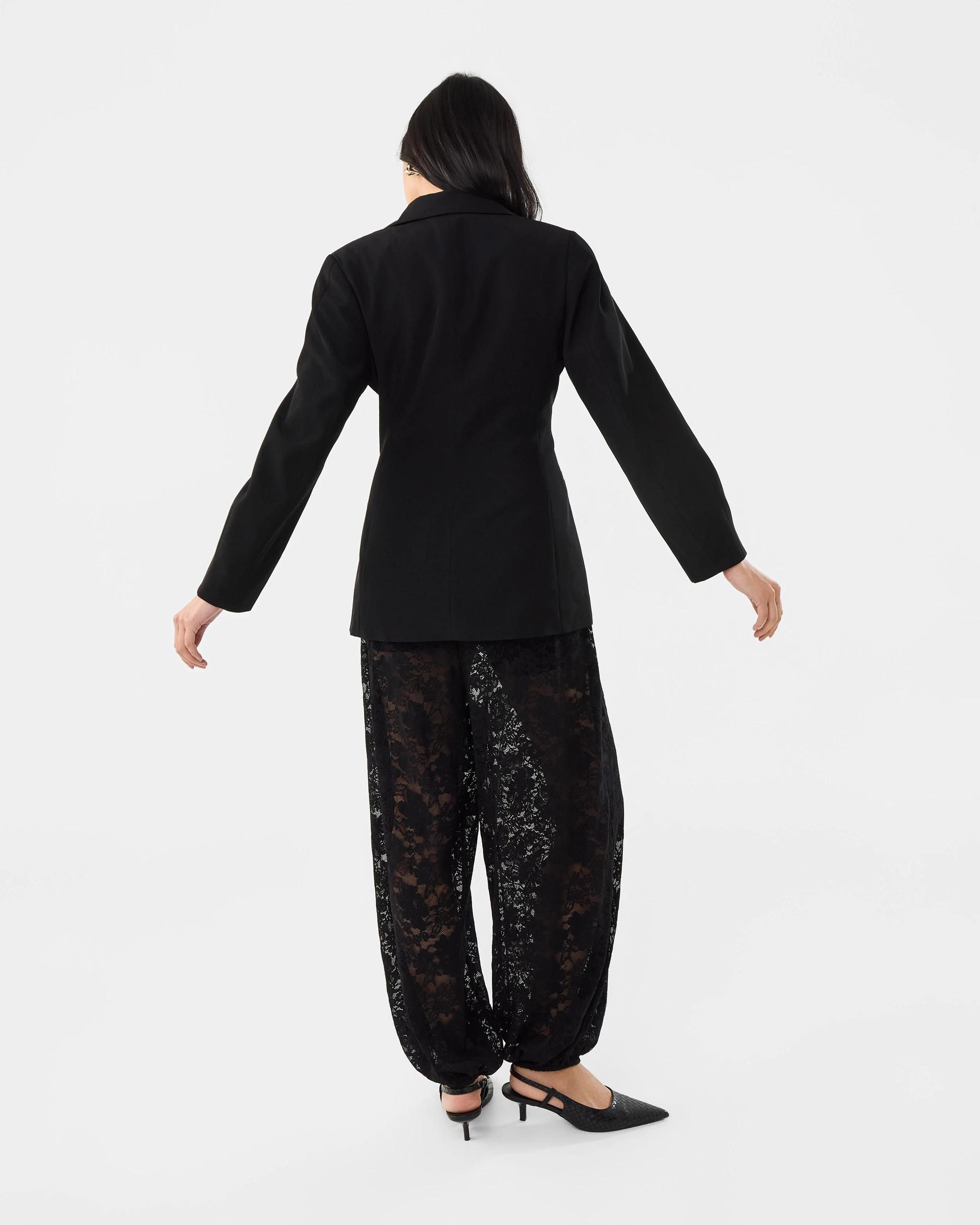4 Lace Harem Pants Black, 4 of 6