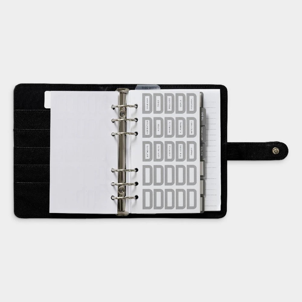 6 Otto Personal Organiser PU Black, 6 of 9