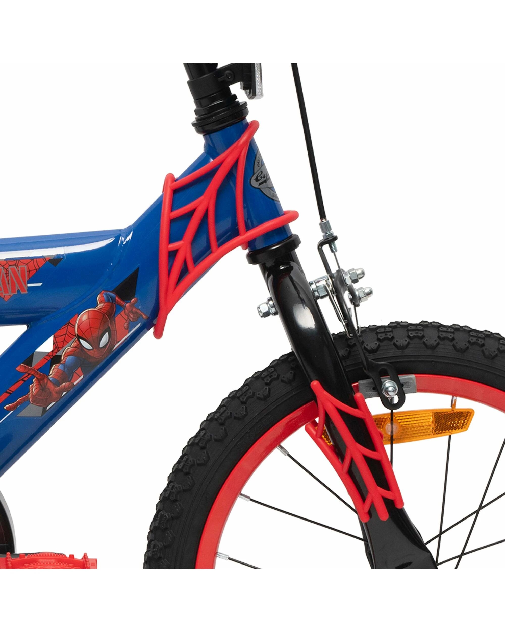 3 Marvel Spider-Man 40cm 3D Kids Bike - Blue, 3 of 6