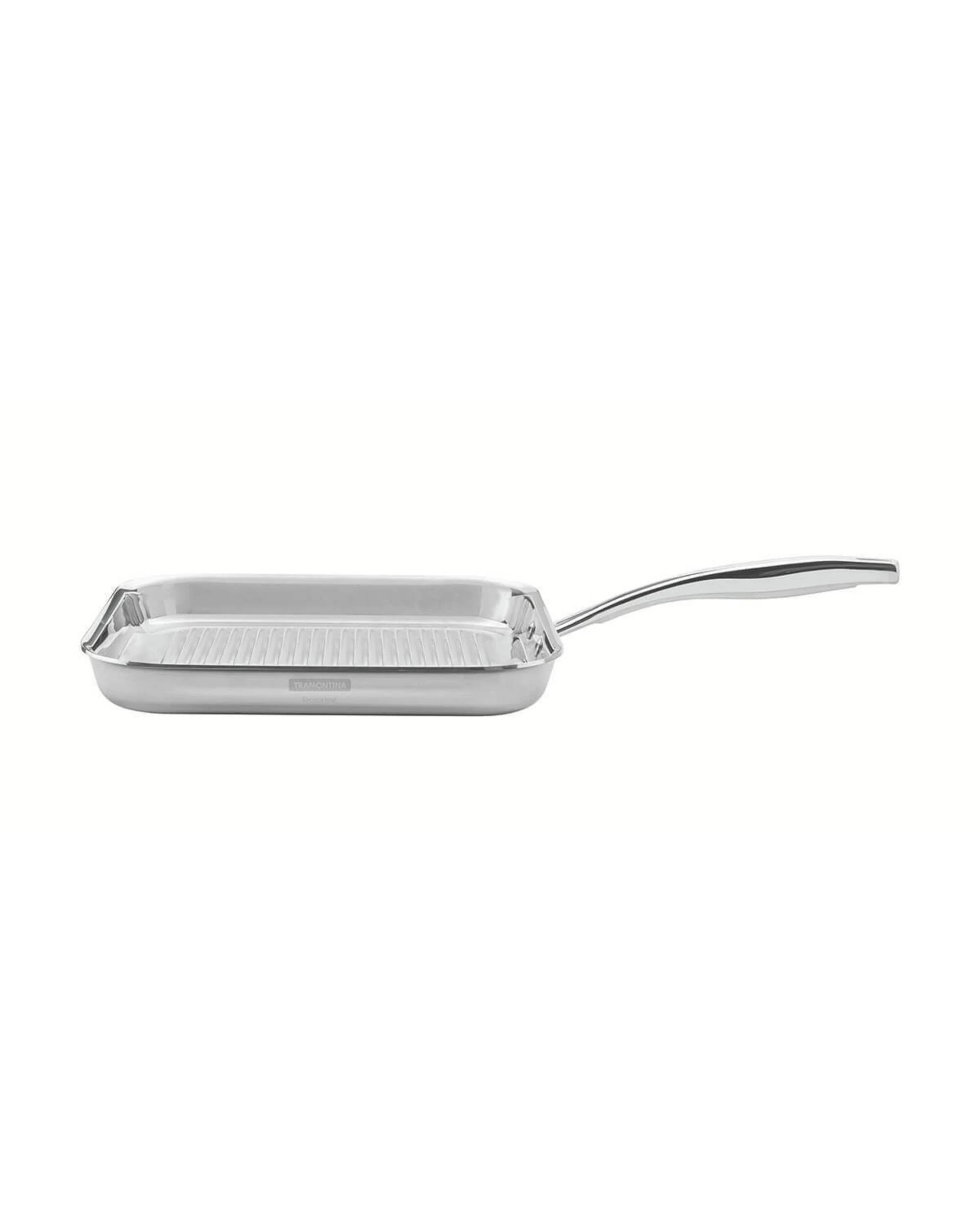 2 Tramontina Grano 28cm Tri-Ply Clad Skillet Grill Pan, 2 of 5