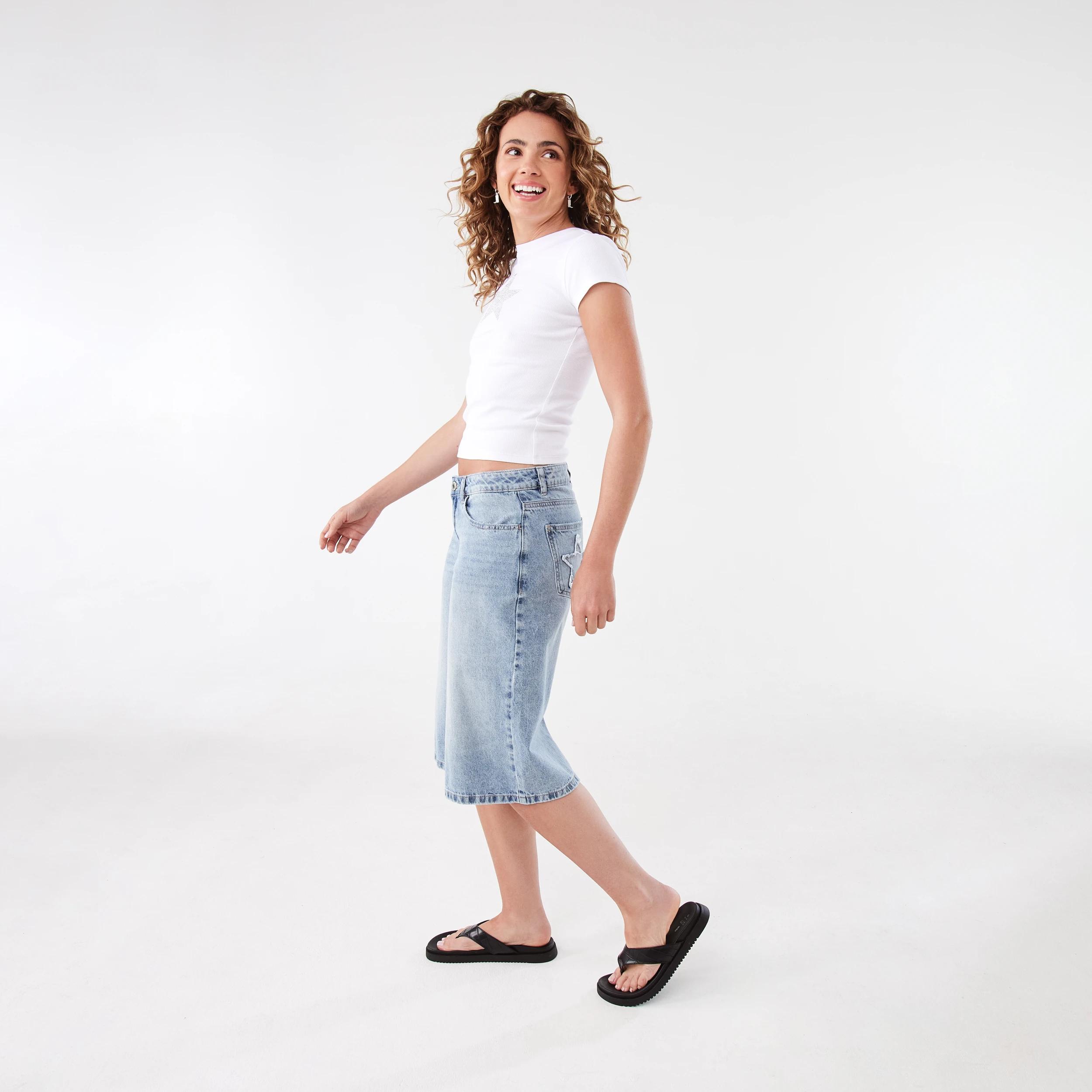 5 Baggy Bermuda Shorts Light Wash, 5 of 10