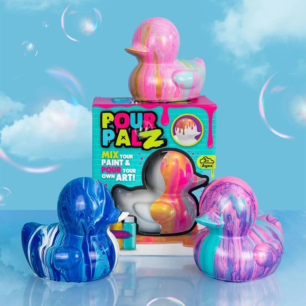 2 Pour Palz Large Paint Duck - Assorted, 2 of 5