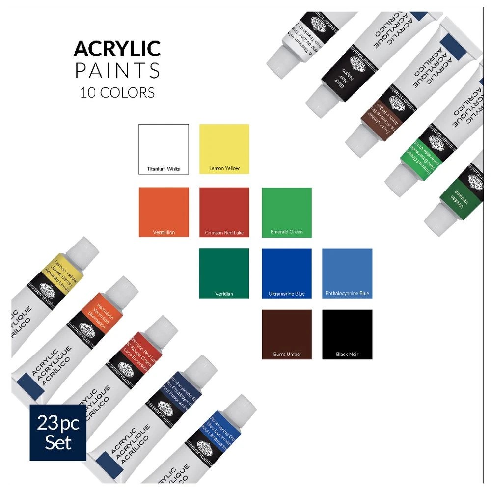 7 Royal & Langnickel Learn to Acrylic Painting Set 23 Piece, 7 of 10