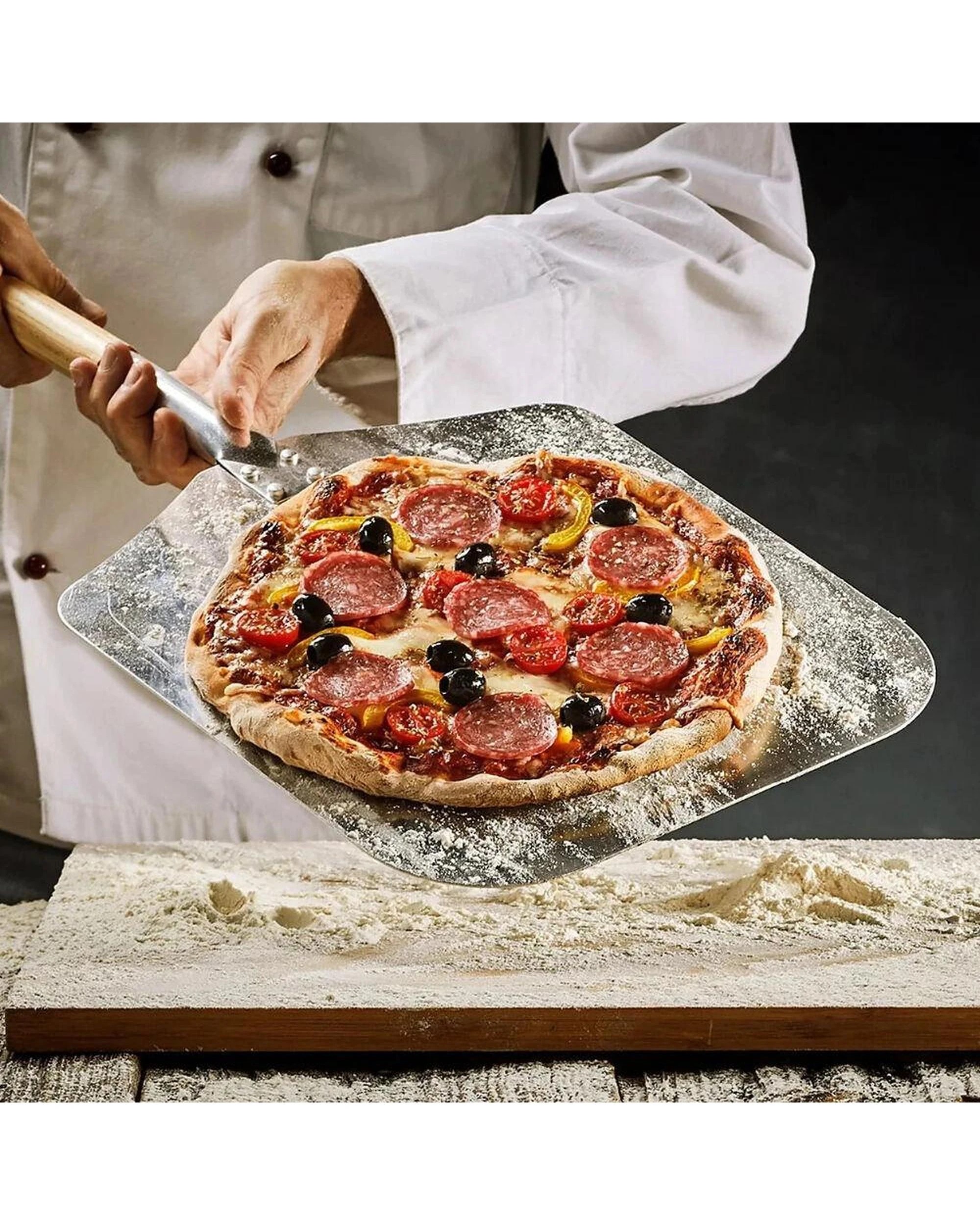 2 Trenton Pizza Peel Paddle 900mm Wood Handle, 2 of 4