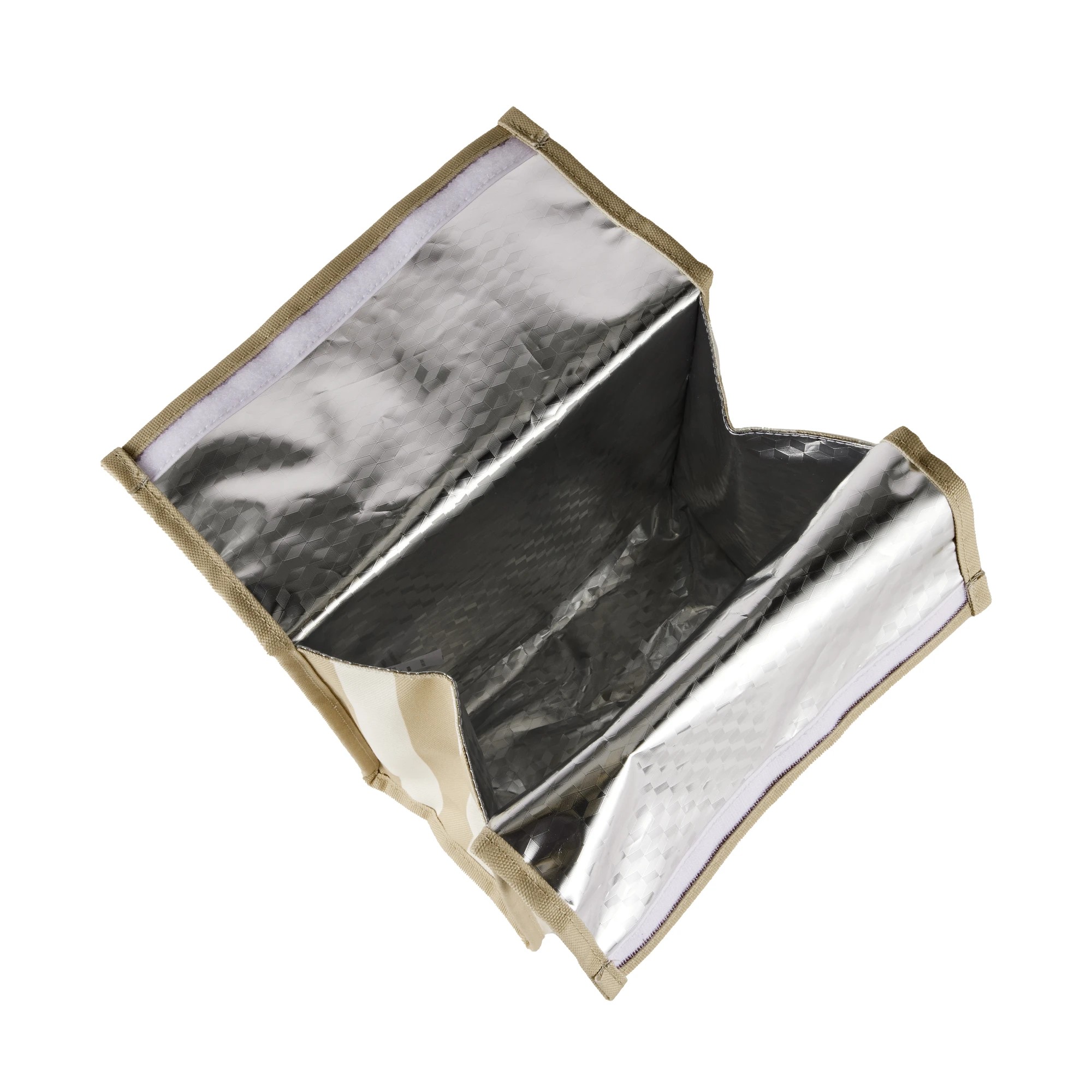 3 Stripe Insulated Satchel Lunch Bag, 3 of 5