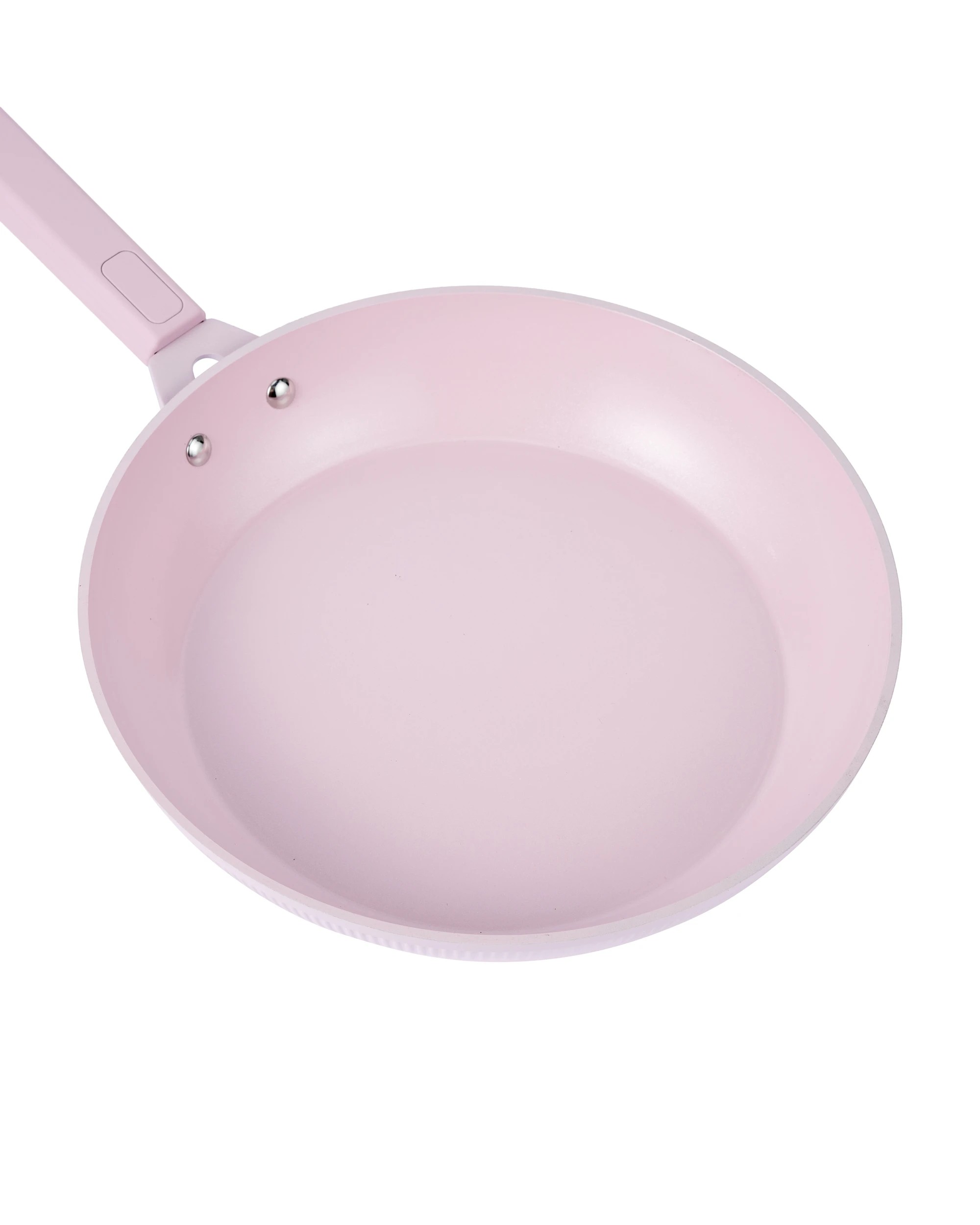 4 2 Pack Ceramic Coated Non Stick Fry Pans - Pink, 4 of 7