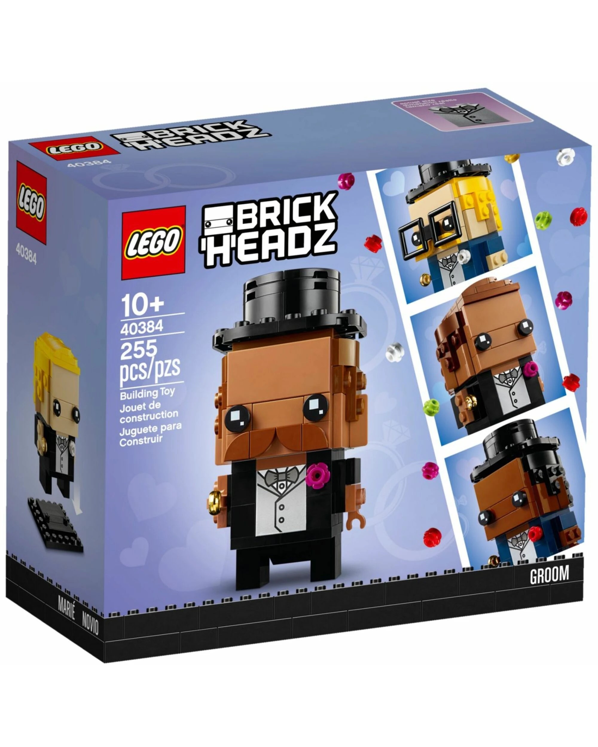 1 LEGO 40384 BrickHeadz Wedding Groom - Customizable Gift, 1 of 1