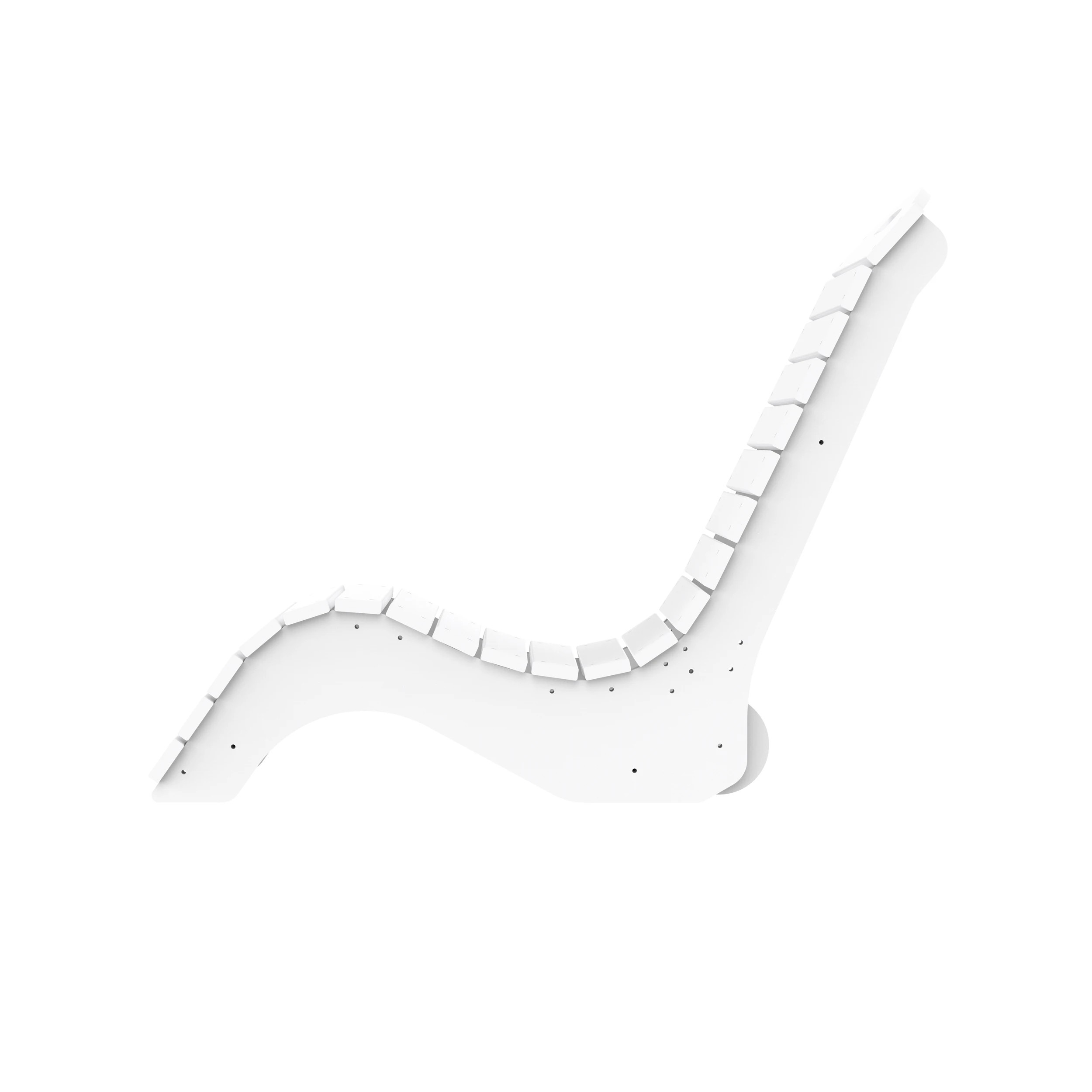 7 EHOMMATE Outdoor HDPE Adirondack Lounge Chair - White - White, 7 of 9