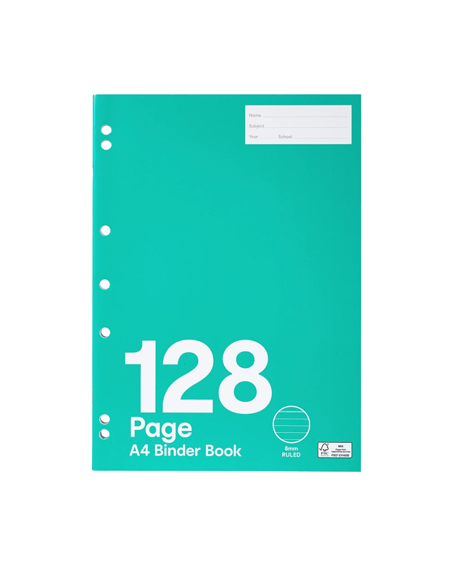 Binder Book - A4, 128 Pages, 