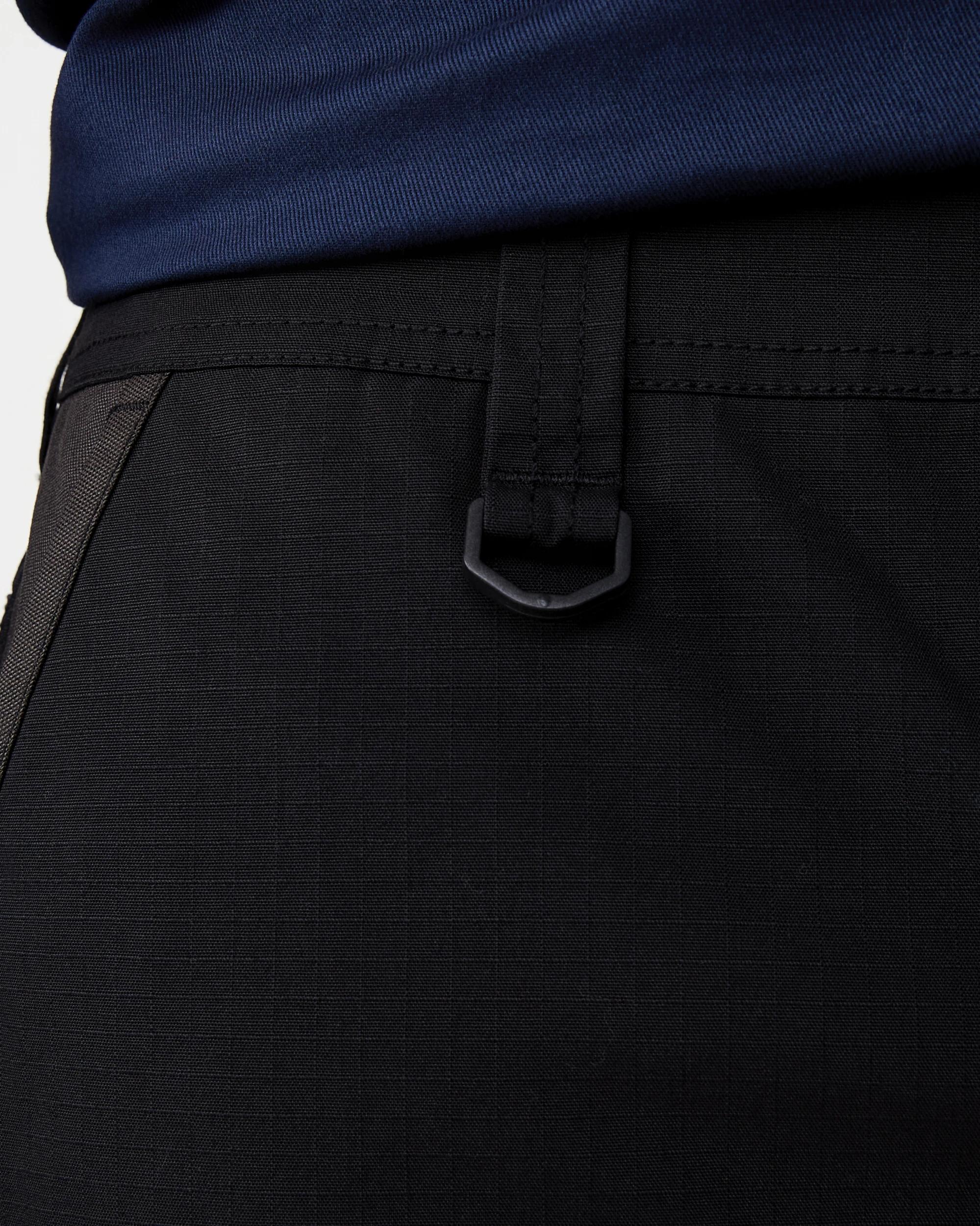 9 Workwear Ripstop Stretch Shorts Black, 9 of 9