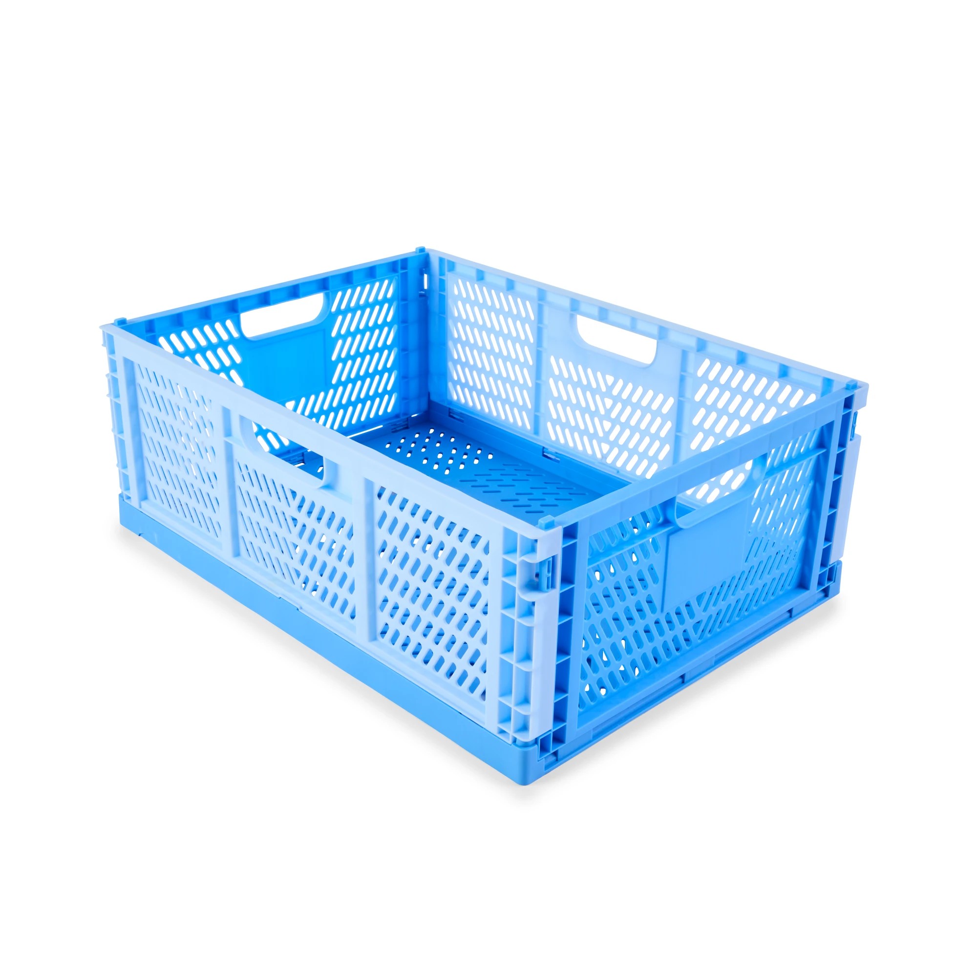 4 30L Collapsible Crate - Large, Blue, 4 of 10