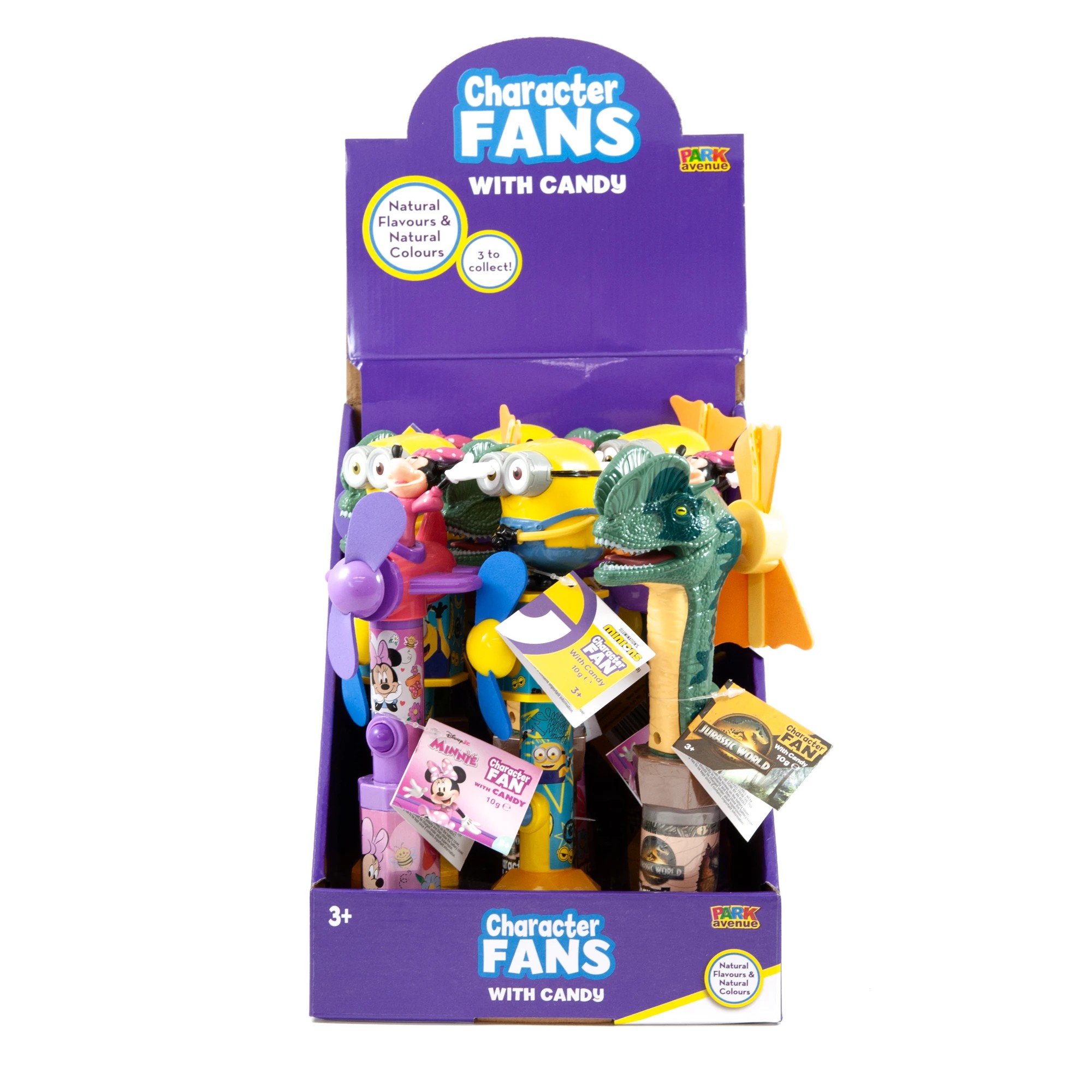 1 Park Avenue Character Fans with Candy 10g - Assorted, 1 of 3