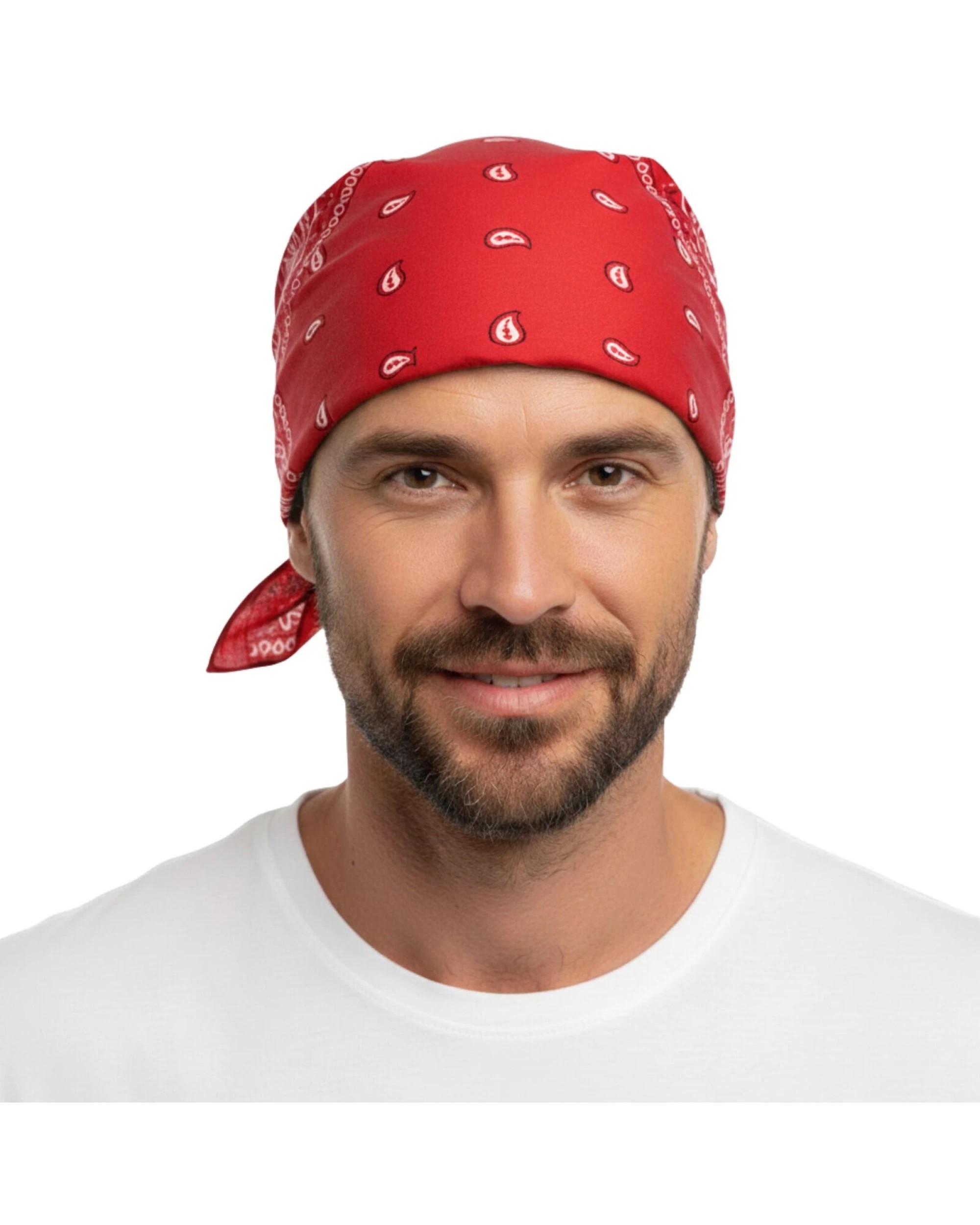 3 BR Costumes Cotton Paisley Bandana Head Wrap, 3 of 3
