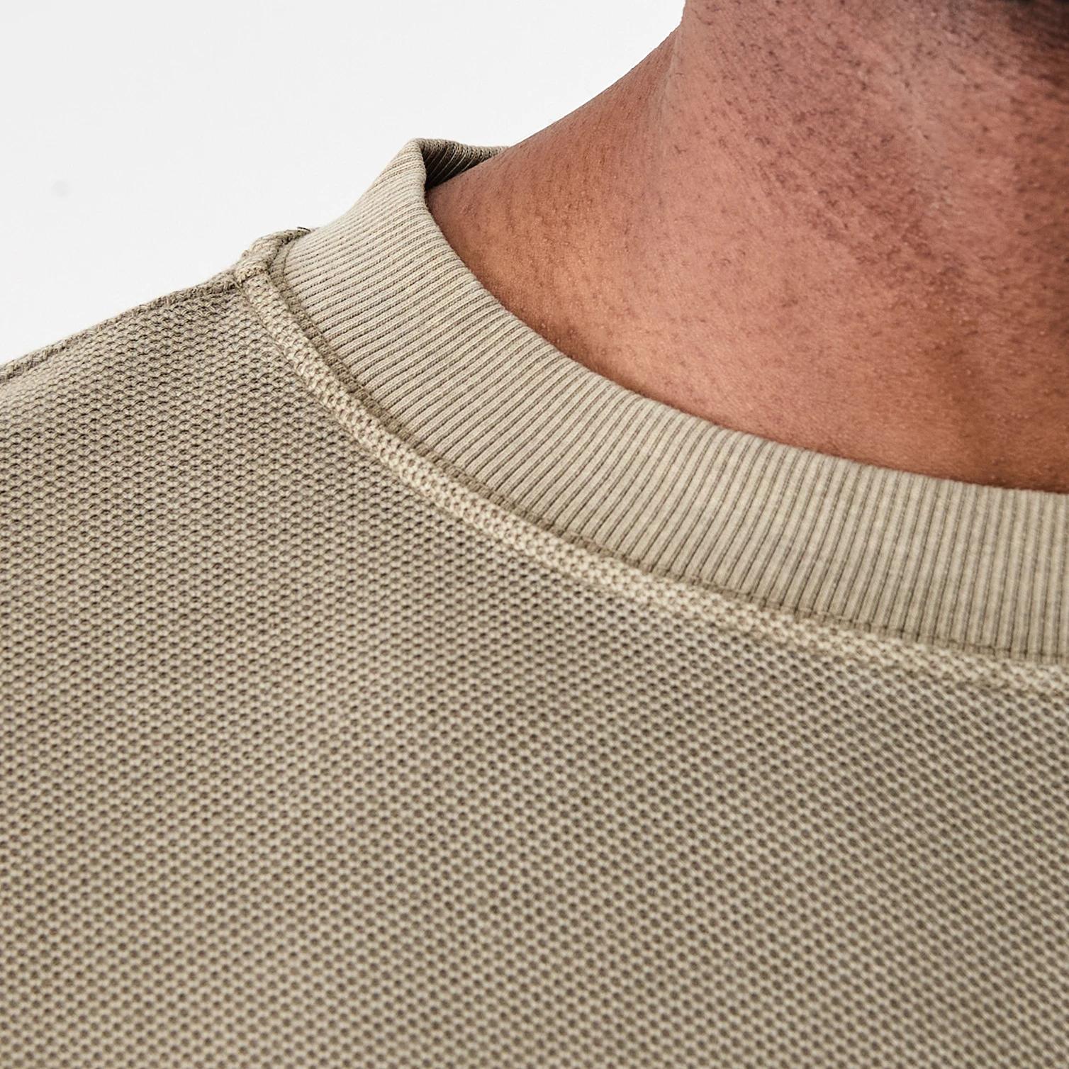 5 Oversized Pique Knit T-shirt Grn Piclne, 5 of 6